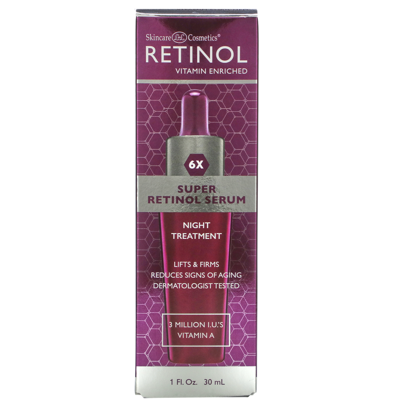Skincare LdeL Cosmetics Retinol, Super Retinol Serum, Night Treatment