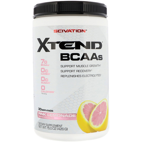 Xtend, Xtend, BCAAs, Pink Lemonade, 15.0 oz (426 g) iHerb