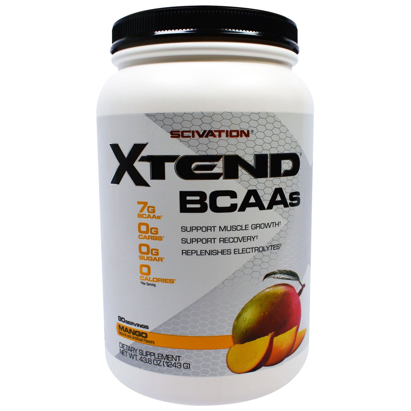 Scivation, Xtend, BCAAs, Mango, 43.8 oz (1243 g)