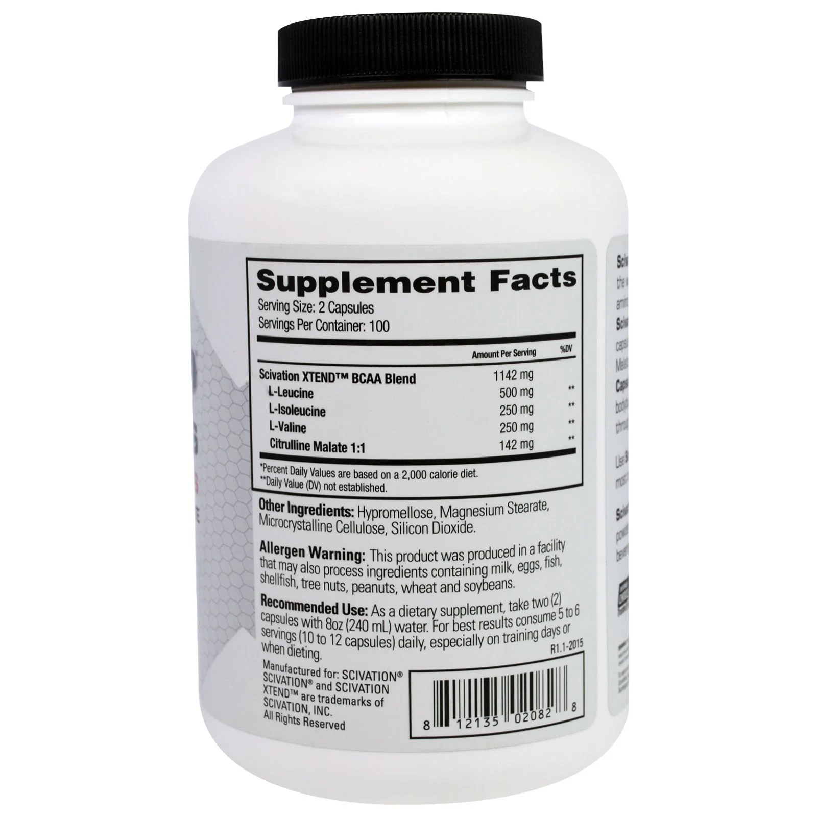 Xtend, Xtend BCAAs, 1000 mg, 200 Capsules iHerb