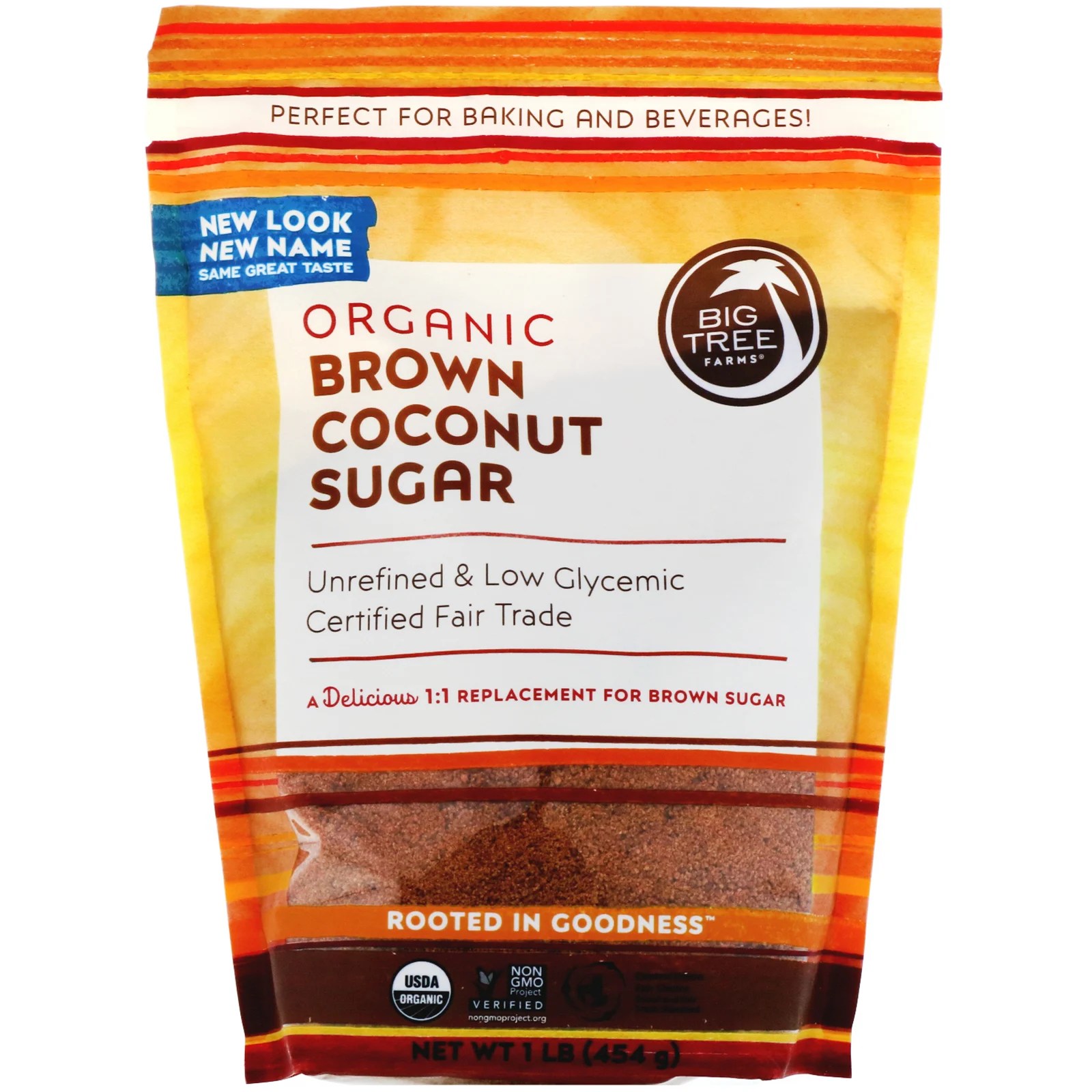 Big Tree Farms, Organic Brown Coconut Sugar, 1 lb (454 g) iHerb