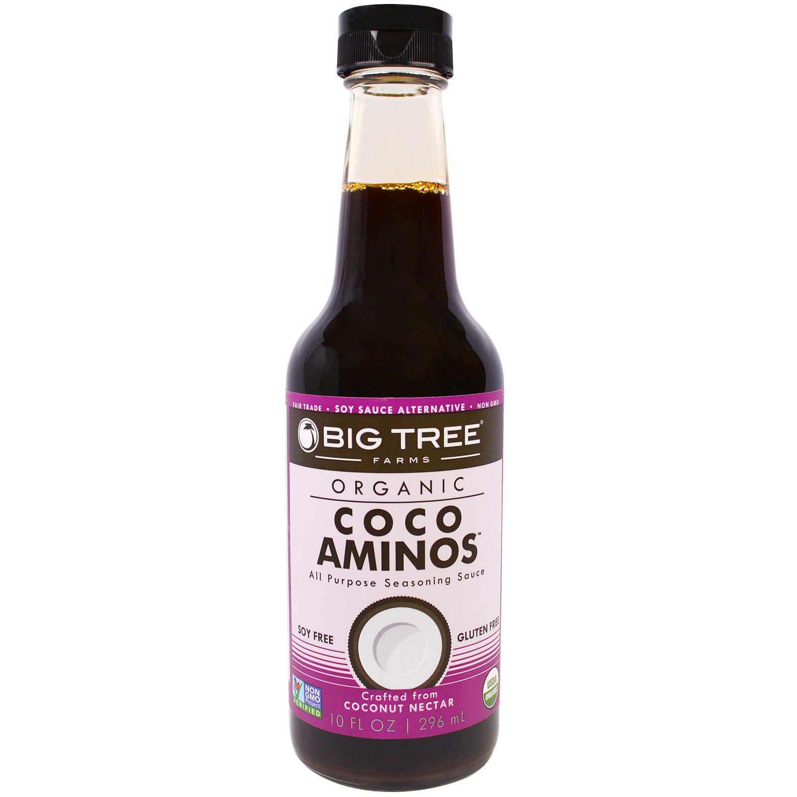 Big Tree Farms, Organic Coco Aminos All Purpose Seasoning Sauce, 10 fl