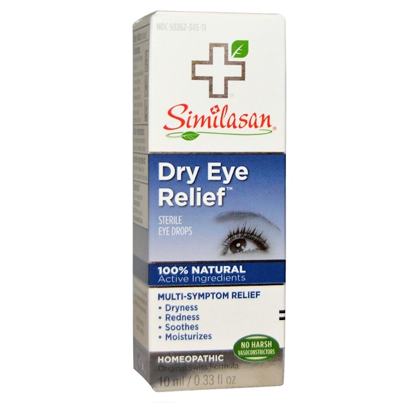 Similasan, Dry Eye Relief, Sterile Eye Drops, 0.33 fl oz (10 ml) iHerb