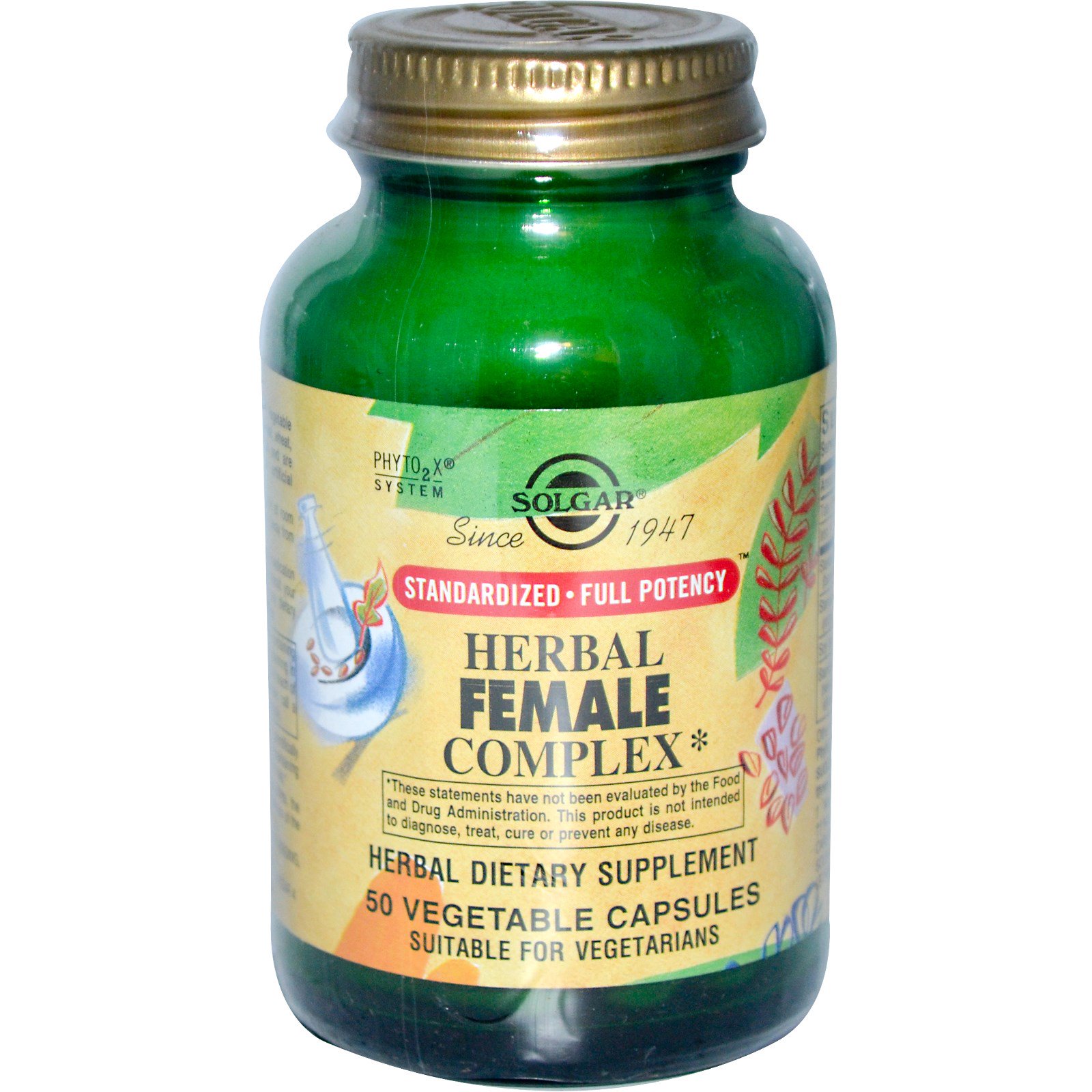 Solgar, Herbal Female Complex, 50 Vegetable Capsules