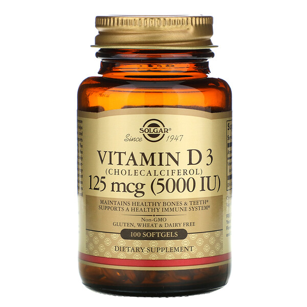 SolgarVitaminD3Cholecalciferol5000IU100Softgels Afora.blog