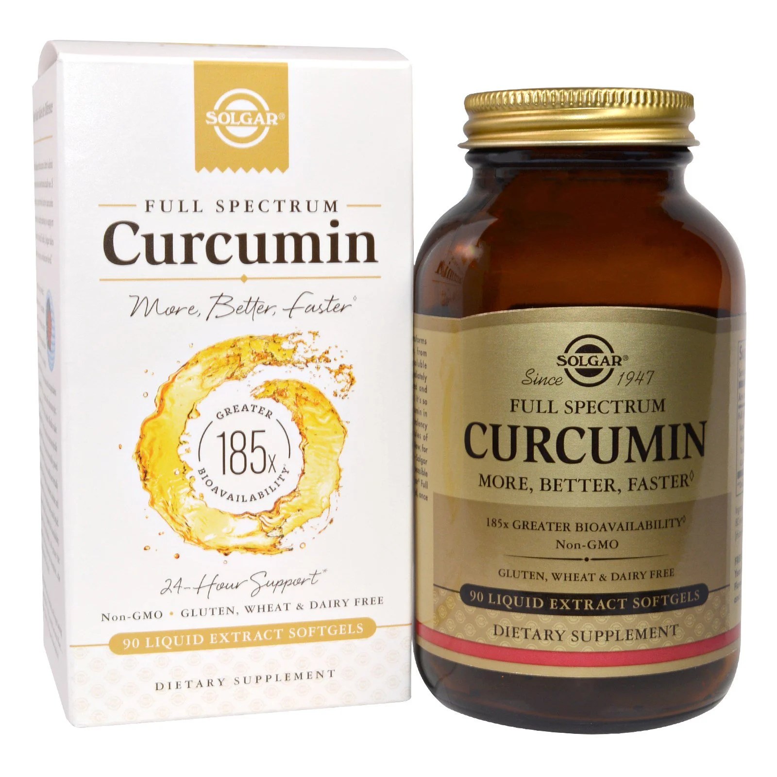 Solgar, Full Spectrum Curcumin, 90 Liquid Extract Softgels