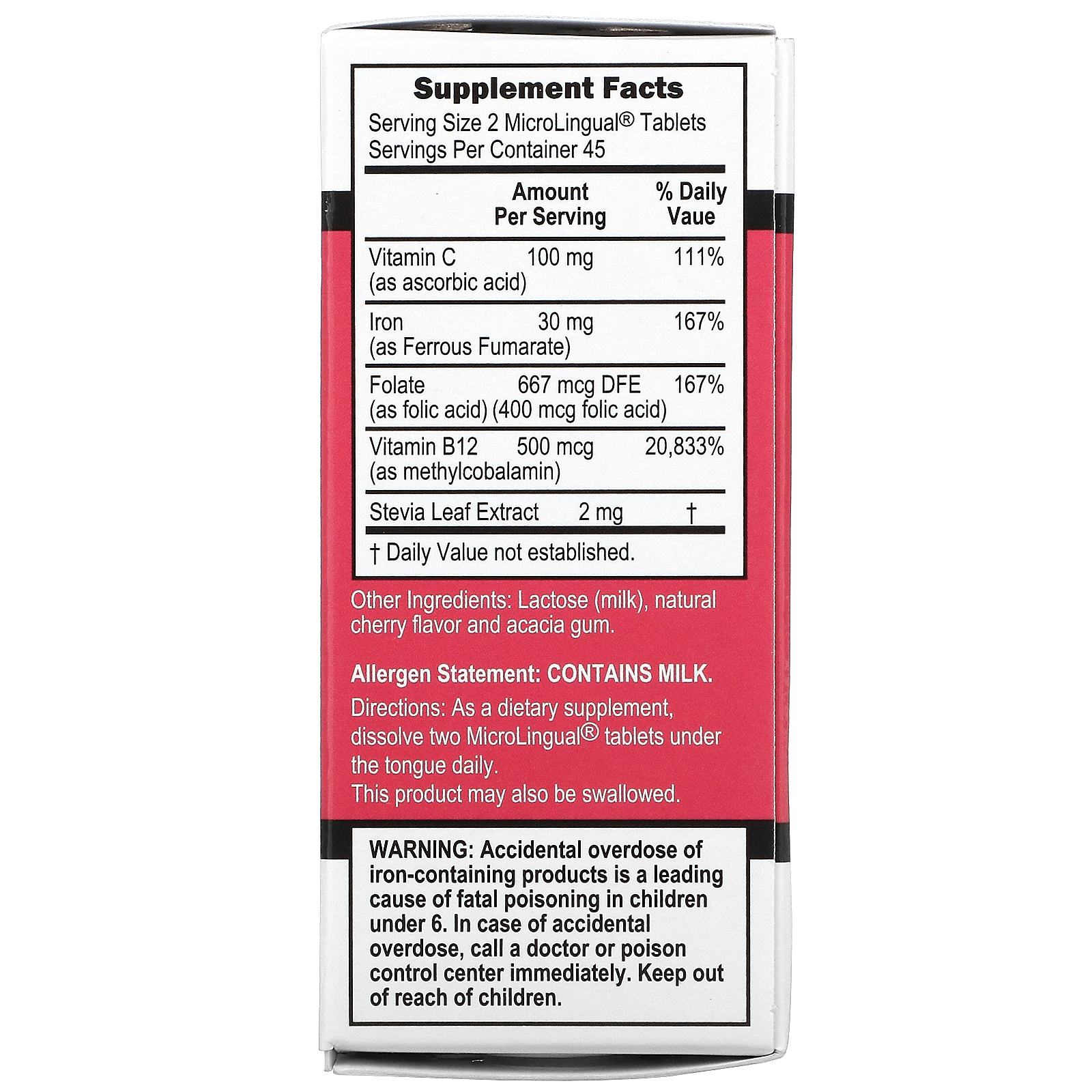 Superior Source, Just Women, Iron with Vitamin C, B12 & Folic Acid, 15