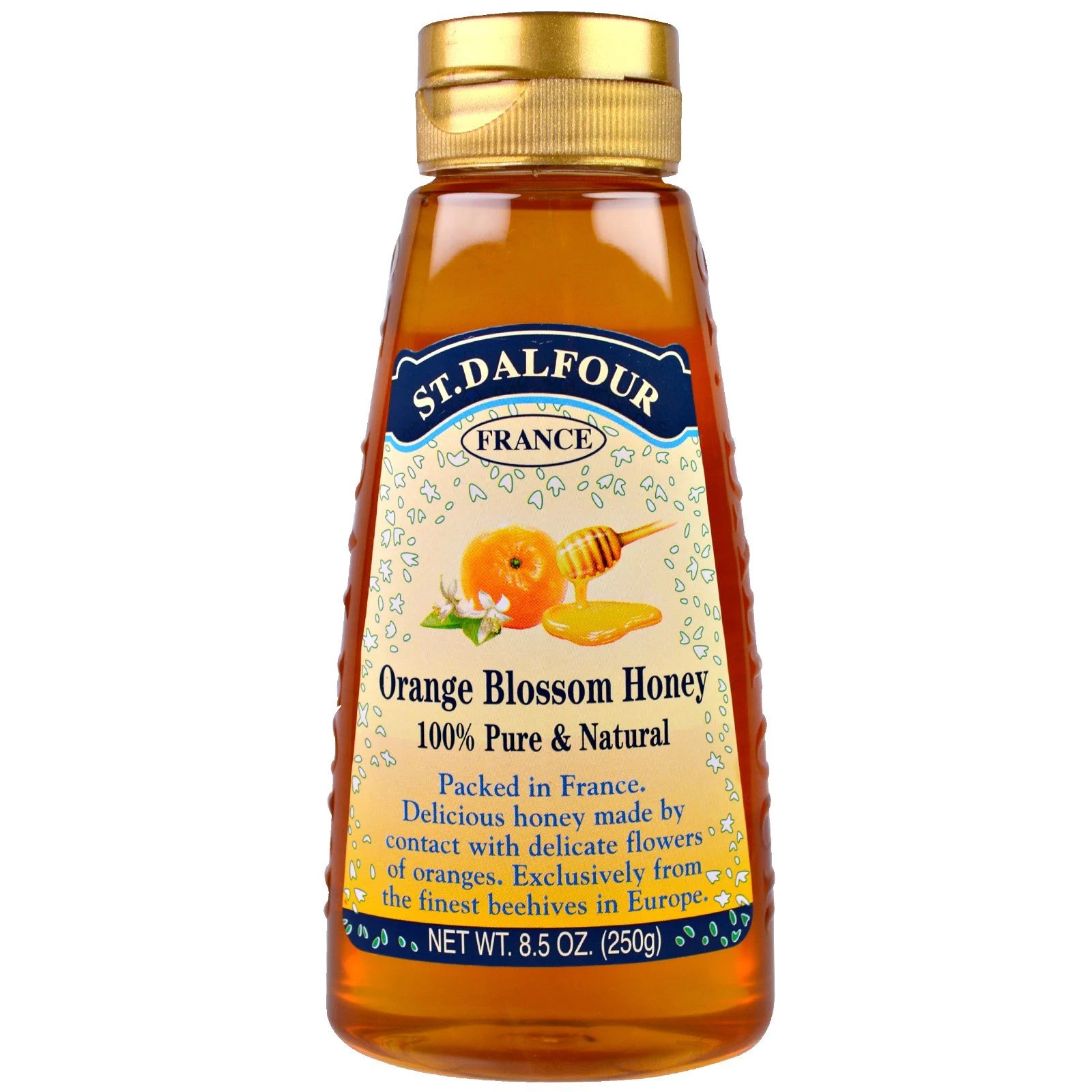 St. Dalfour, Orange Blossom Honey, 8.5 oz (250 g) iHerb
