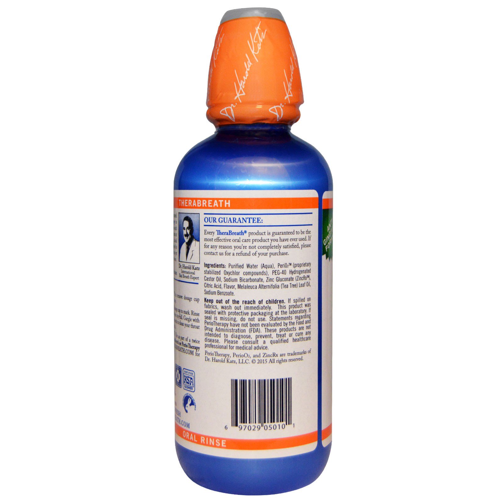 TheraBreath, PerioTherapy, Healthy Gums Oral Rinse, Alcohol Free, 16.9