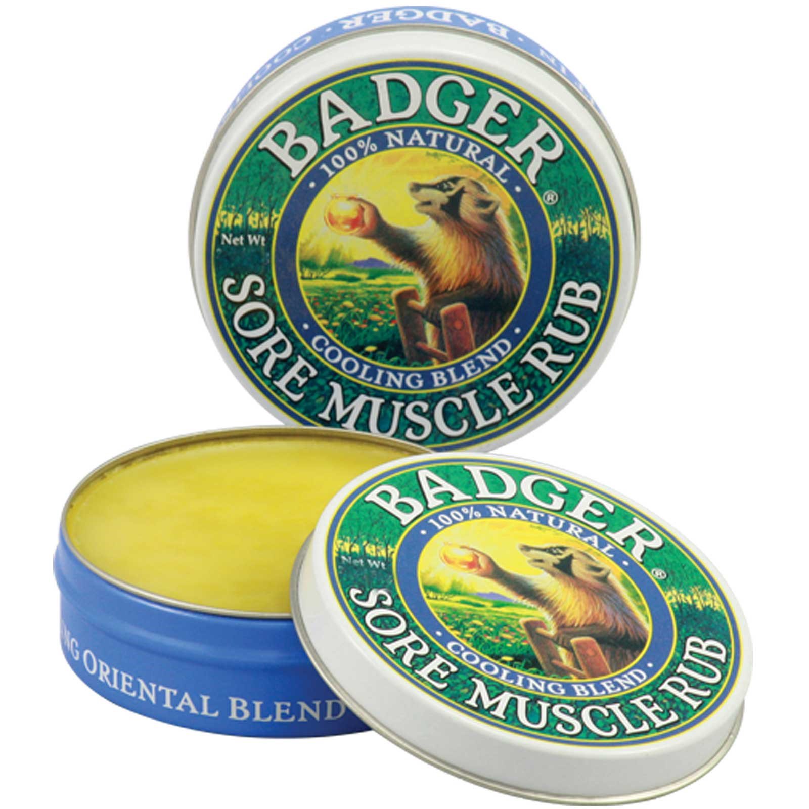Badger Company, Sore Muscle Rub, Cooling Blend, .75 oz (21 g) iHerb