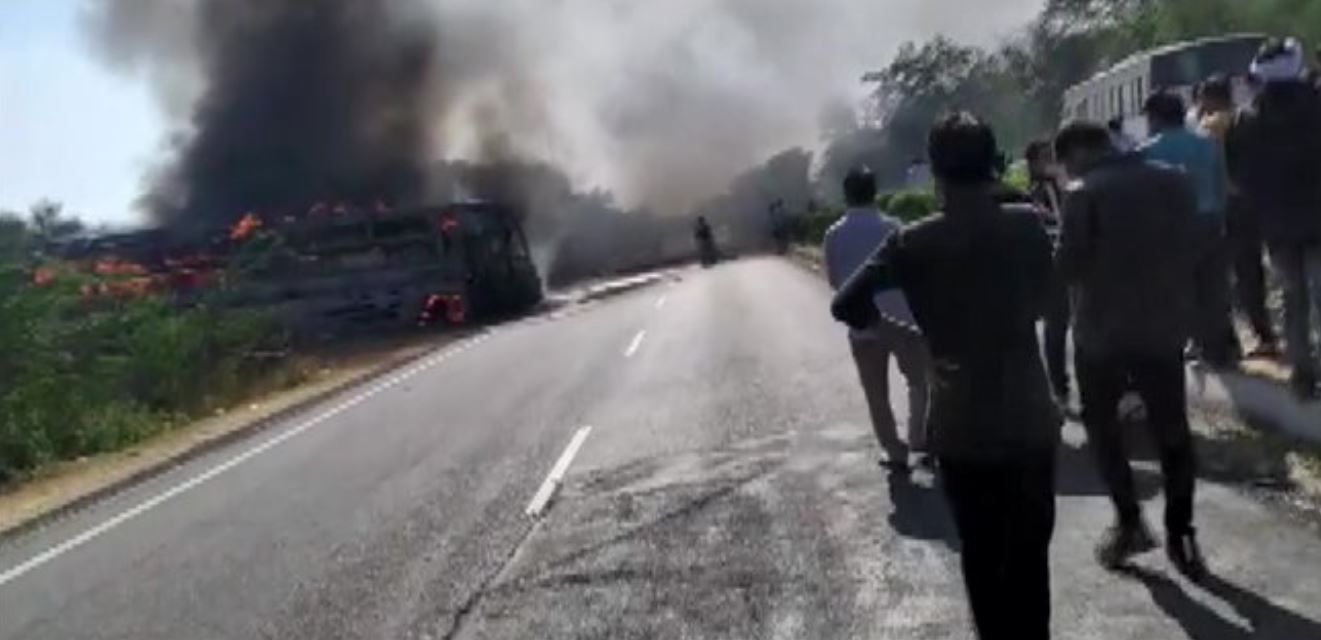 Three Dead, Six Injured as Bus Catches Fire After Touching
