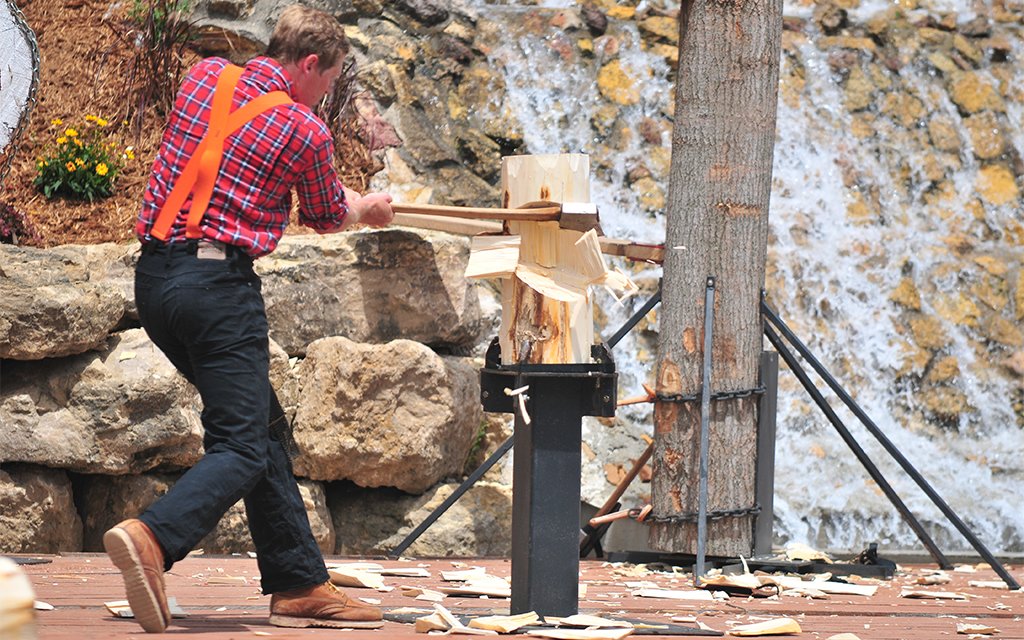 Training Day Cassidy Scheer, Champion Lumberjack InsideHook