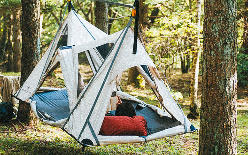 Snow Peak's Sky Nest Tent Elevates Camping InsideHook