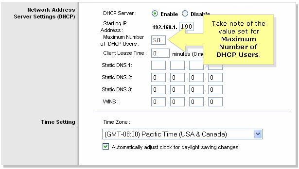 Linksys Official Support - Checking the Number of DHCP Clients the