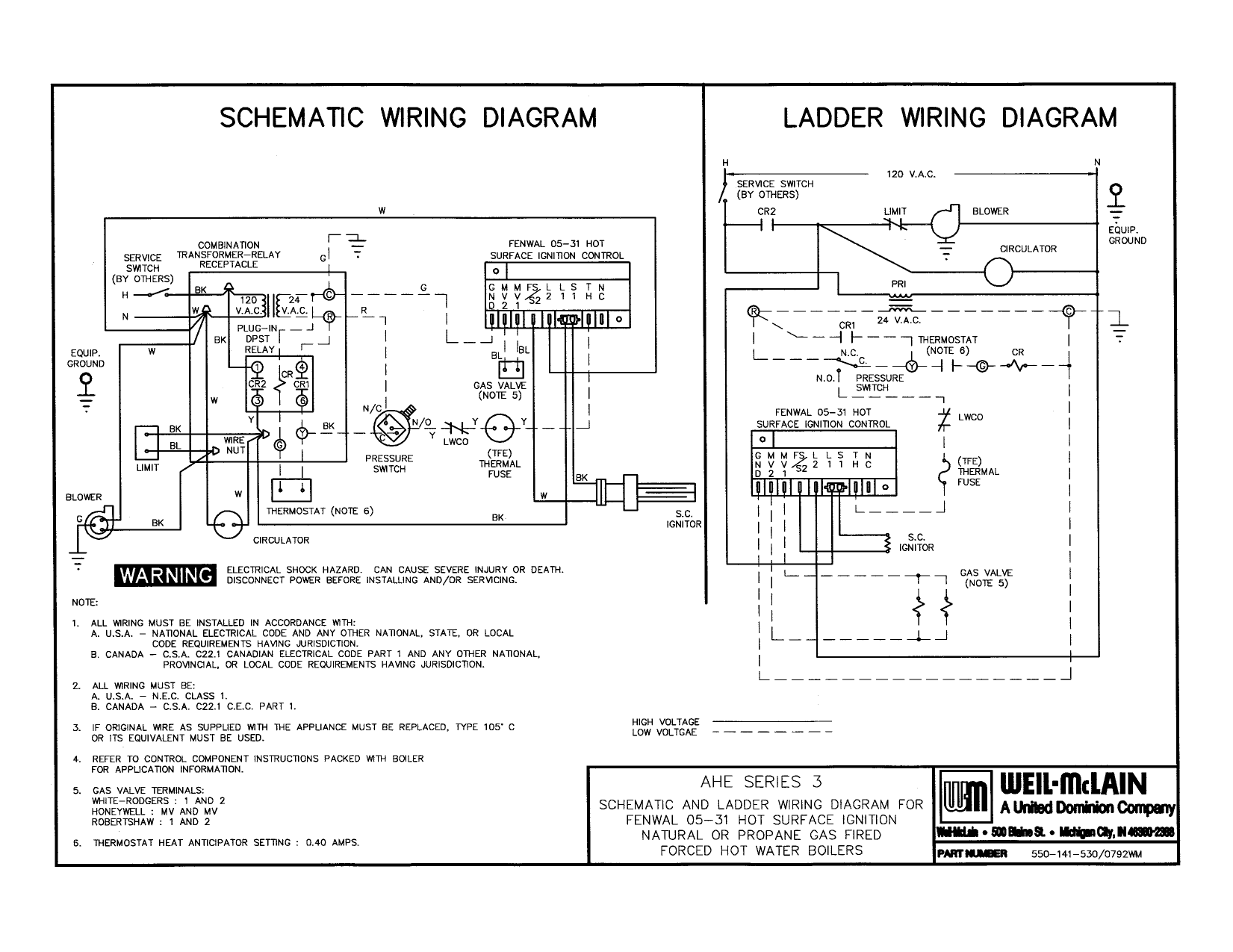 Weil-Mclain Ahe Boiler Wiring Diagram | Manualzz