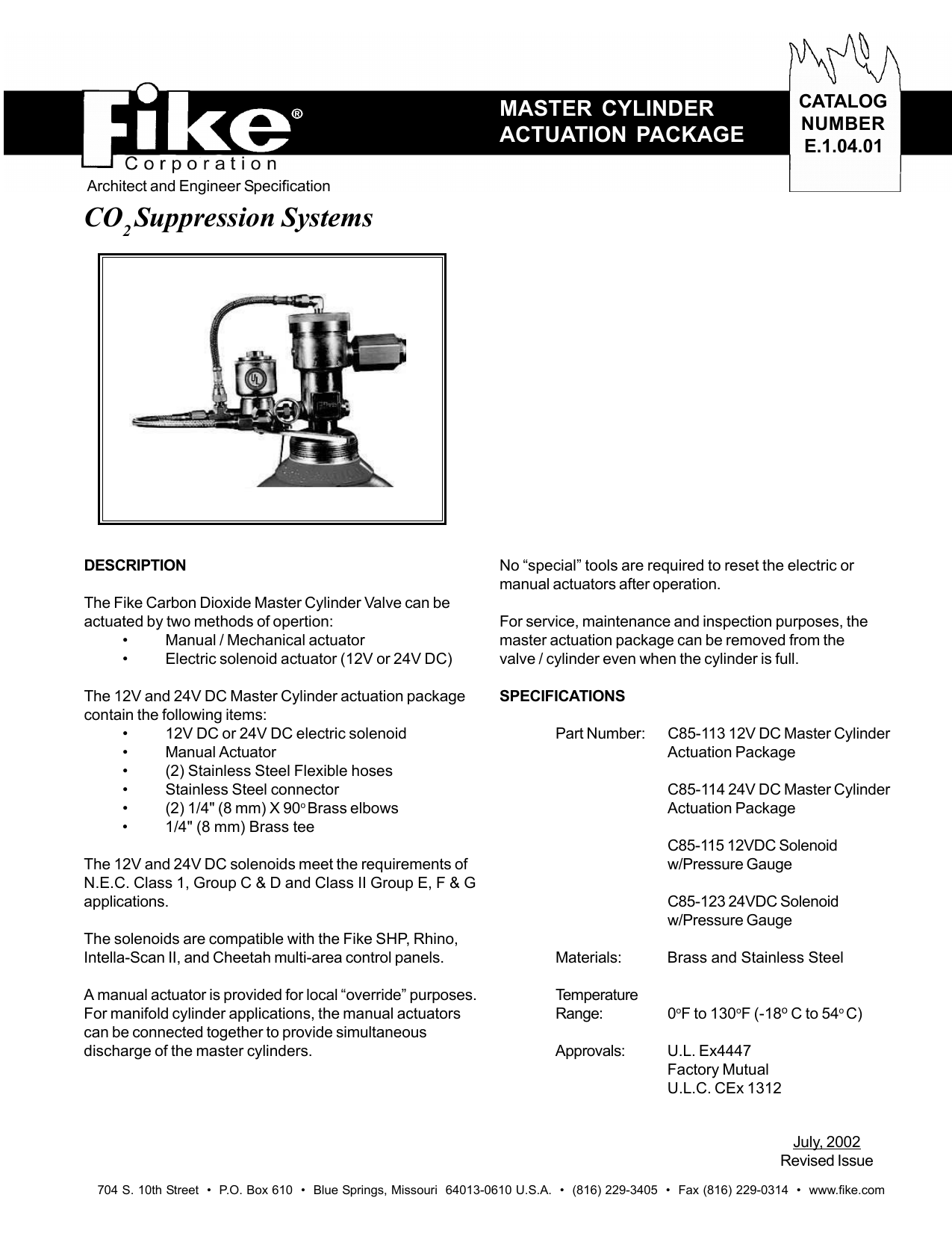 CO Suppression Systems Manualzz