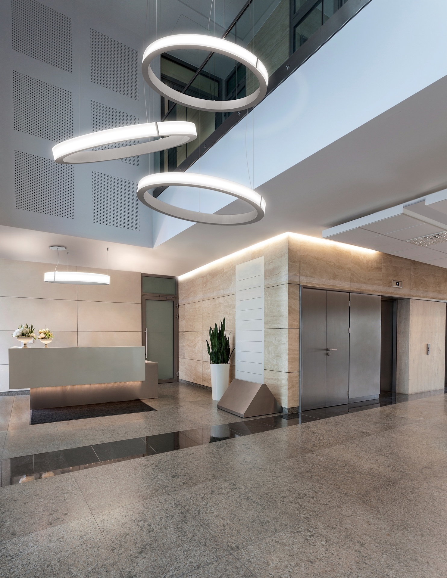 Eureka Lighting Compass Ceiling Suspended Reception Design Eureka