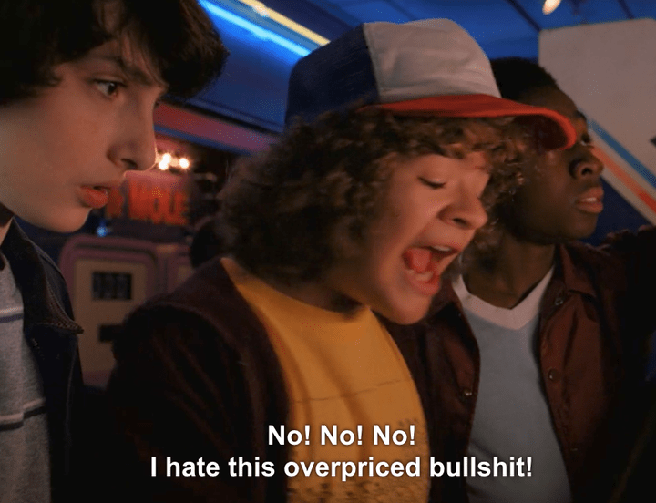 Dustin Curse Words Count Stranger Things Season 2