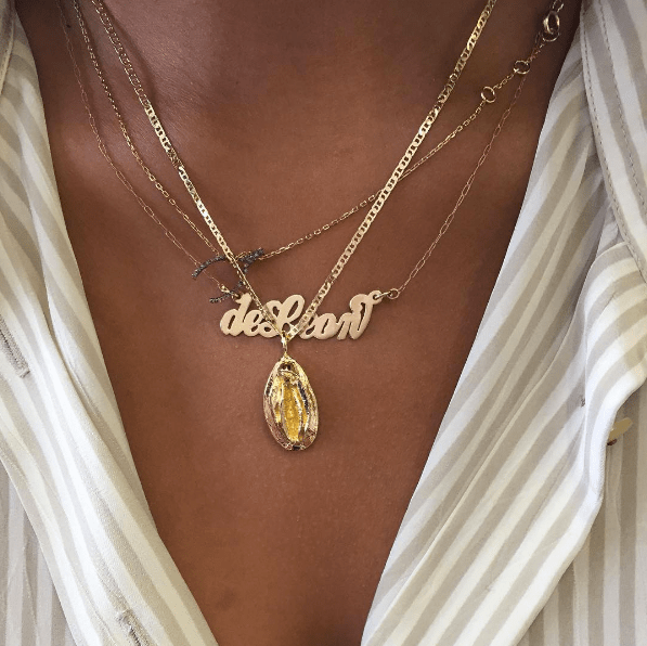 Gold Layered Necklaces Cross Necklace Jewelry Trend