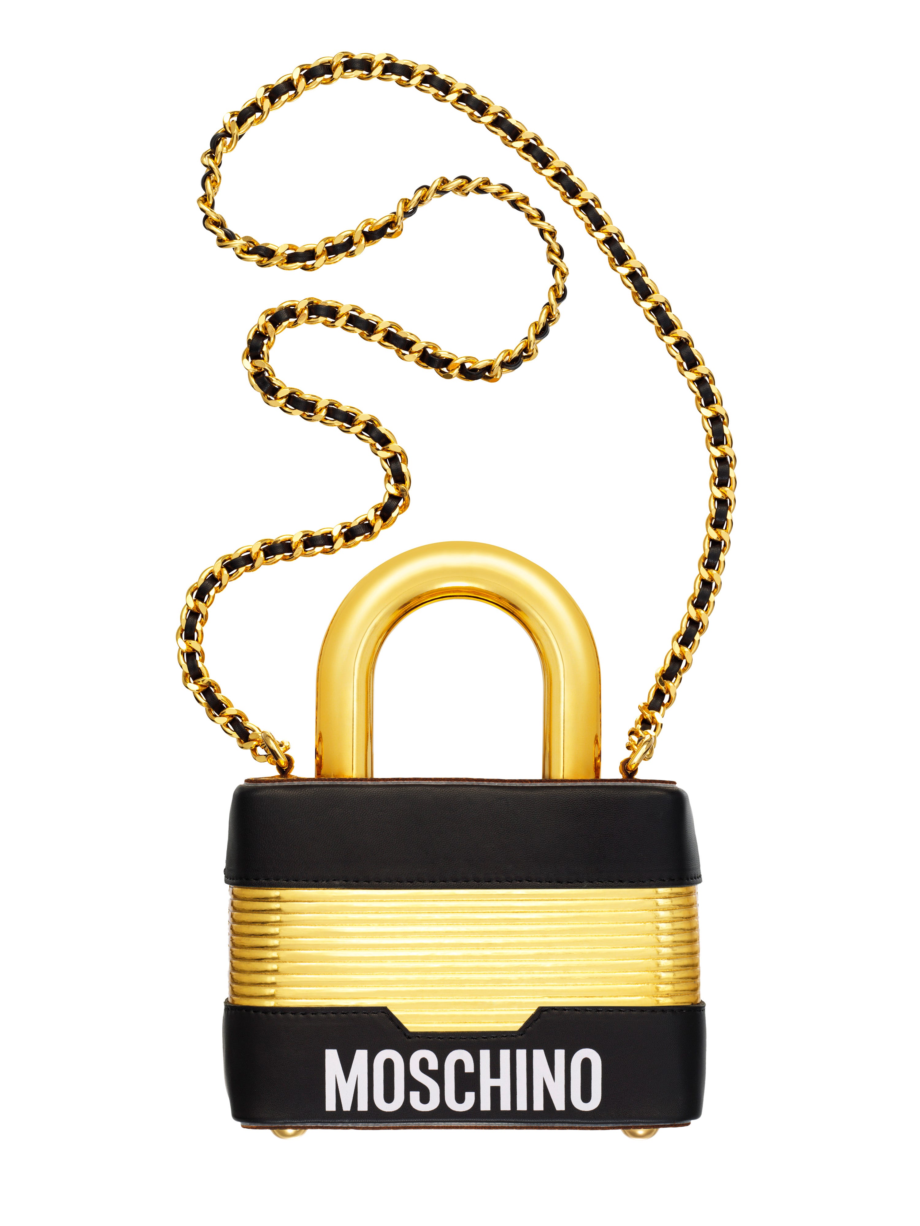 H&M x Moschino + Leather Shoulder Bag