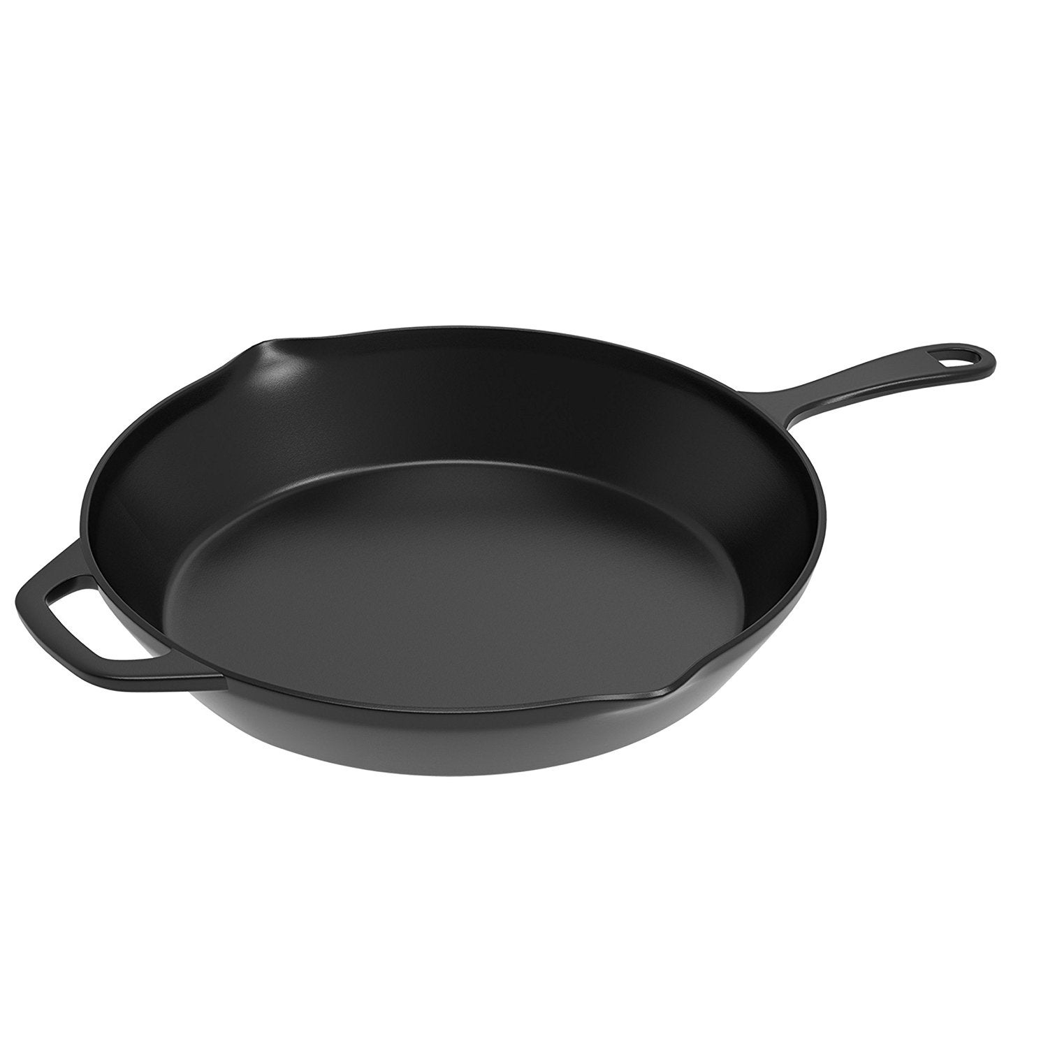 + Pre Seasoned Cast Iron Skillet Pan 12 Inch