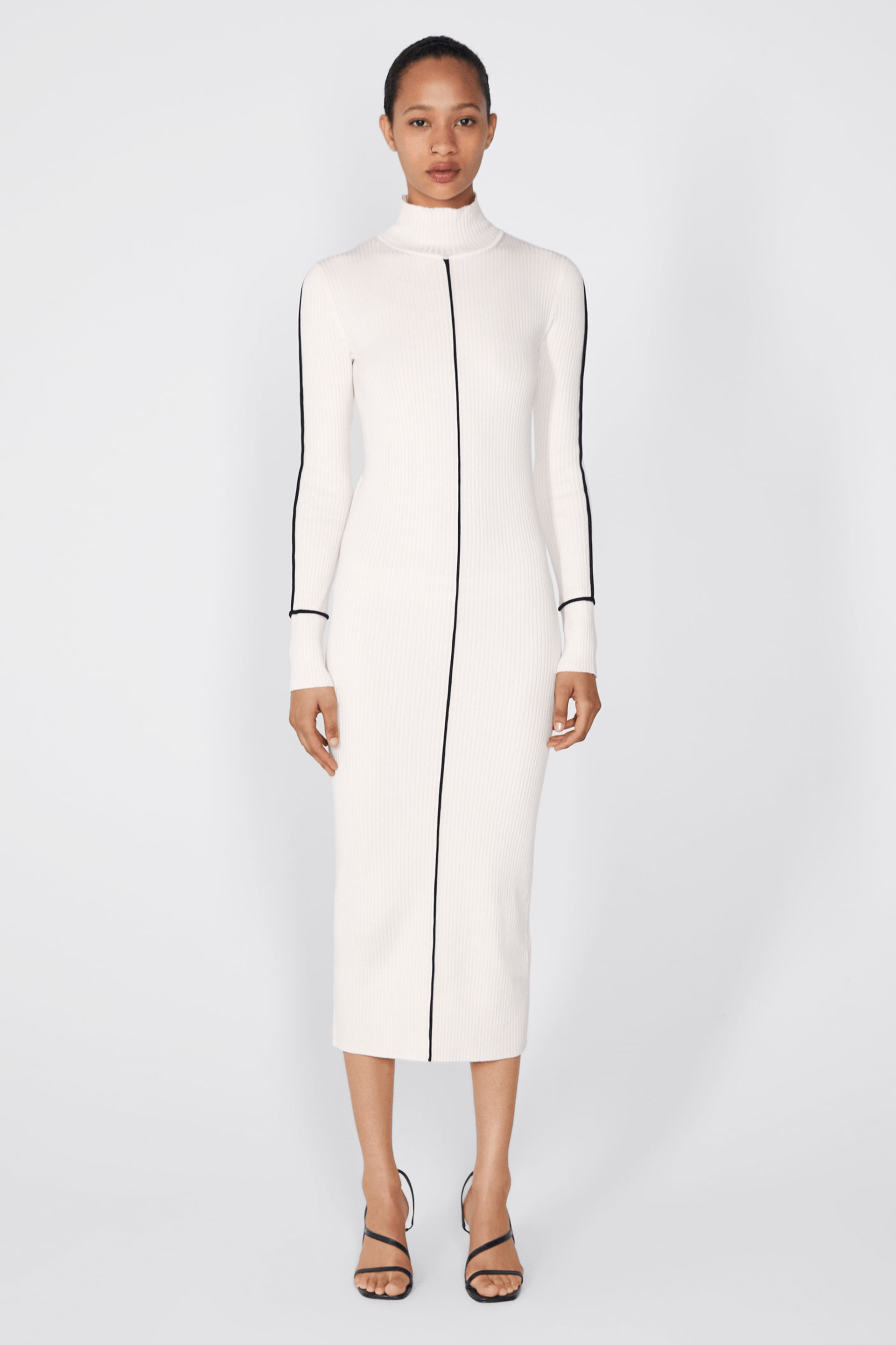 Zara + Ribbed Dress