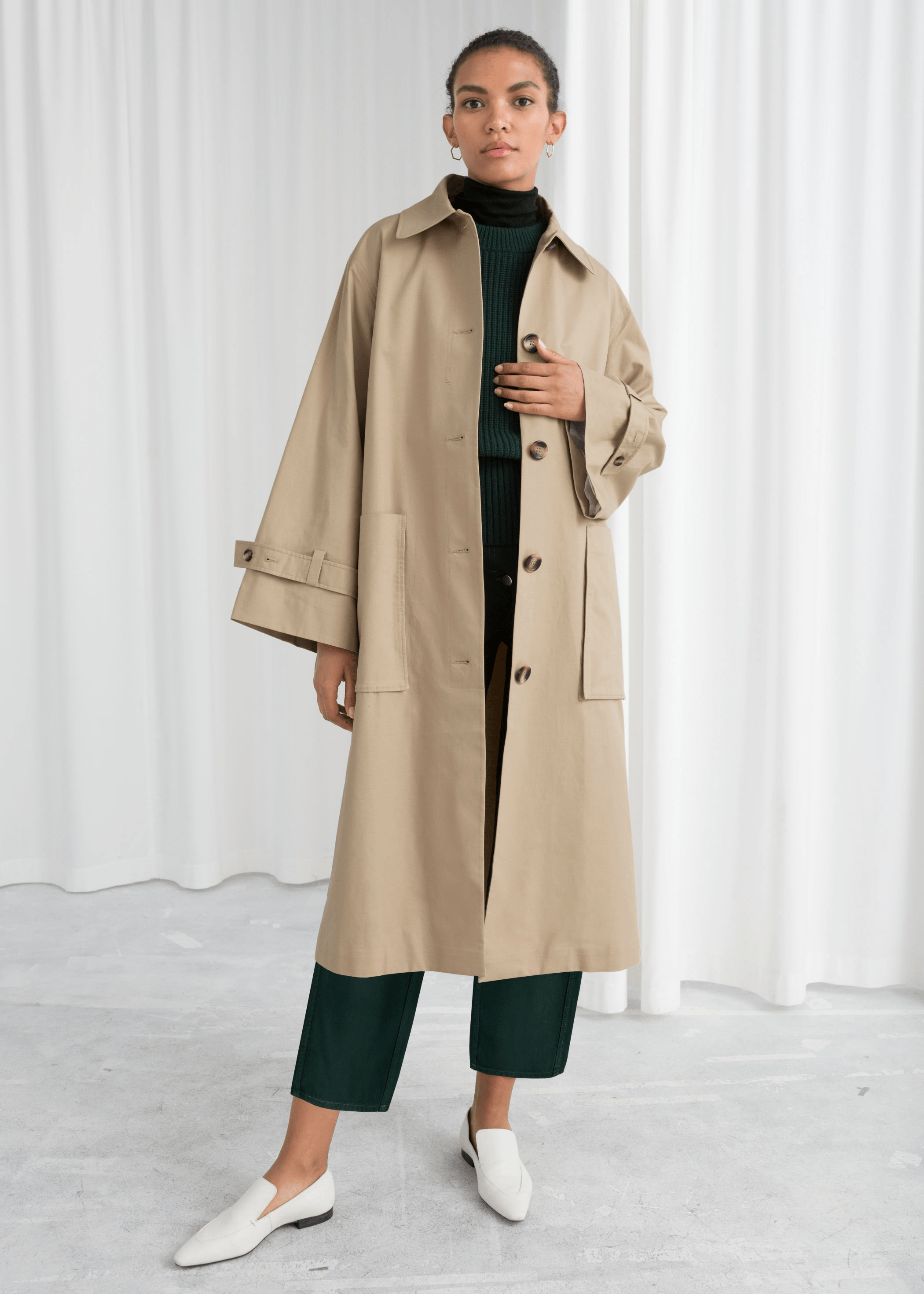 How To Style Oversized Trench Coat