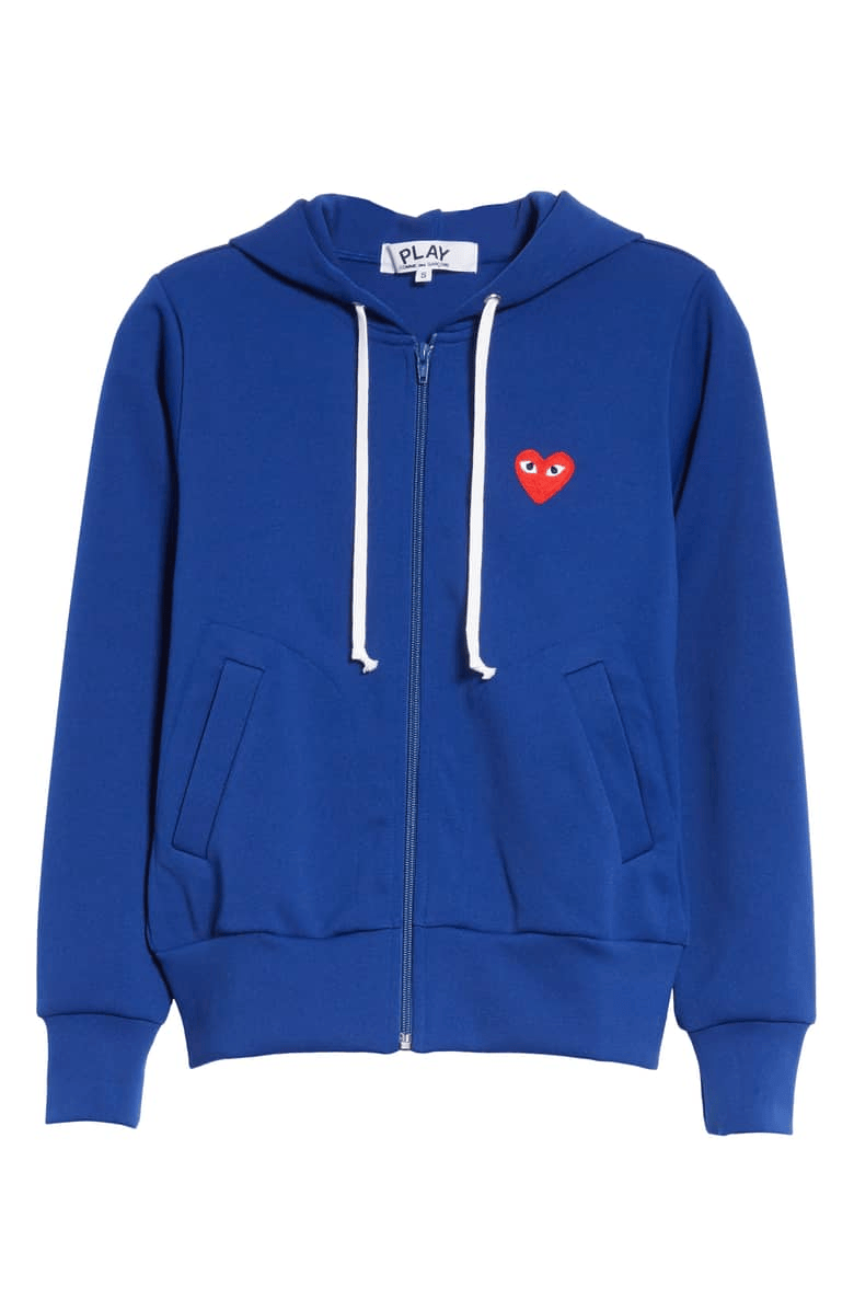 Comme Des Garçons Play + Zip Hoodie