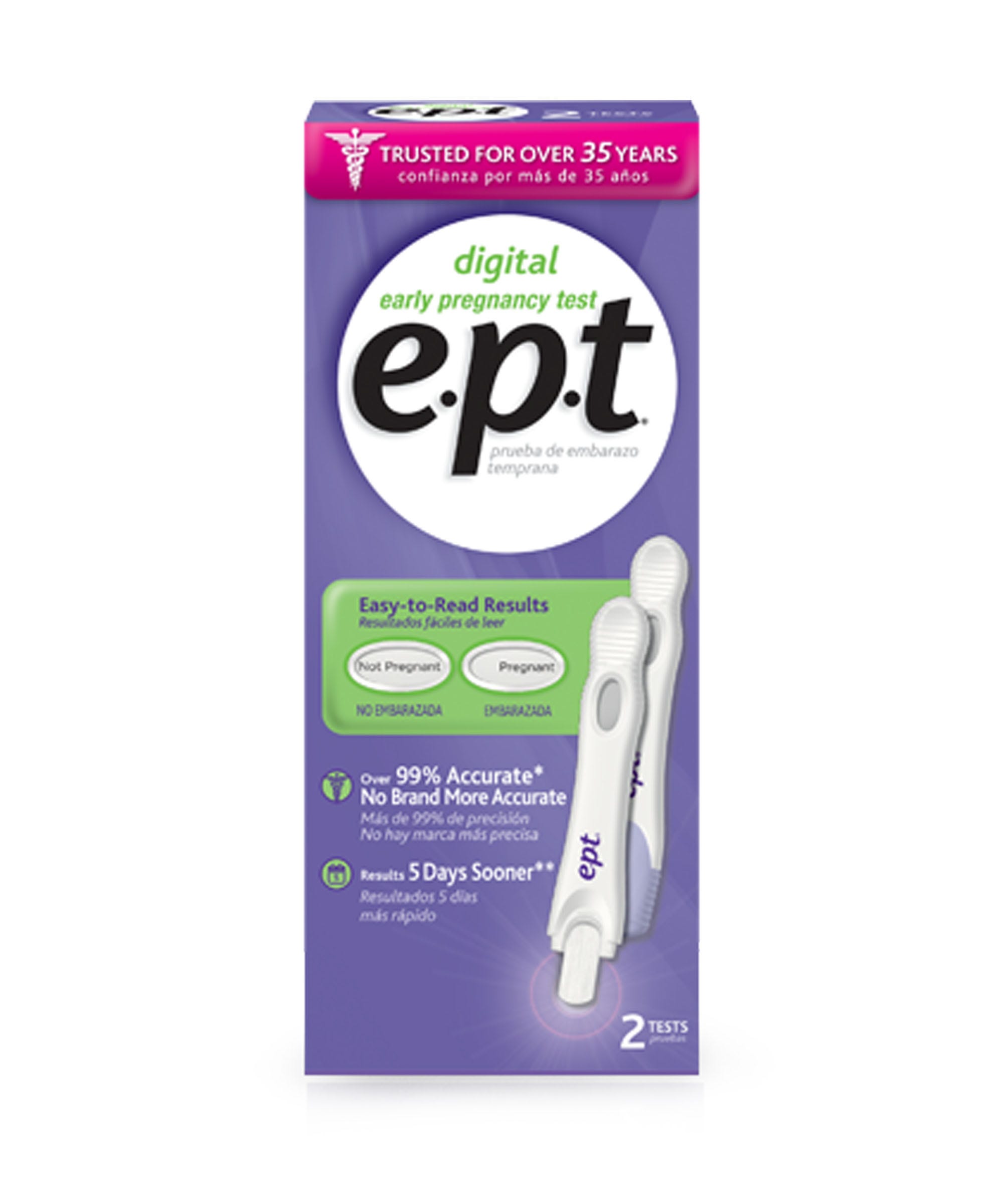 Ept Digital Pregnancy Test Instructions pregnancy test