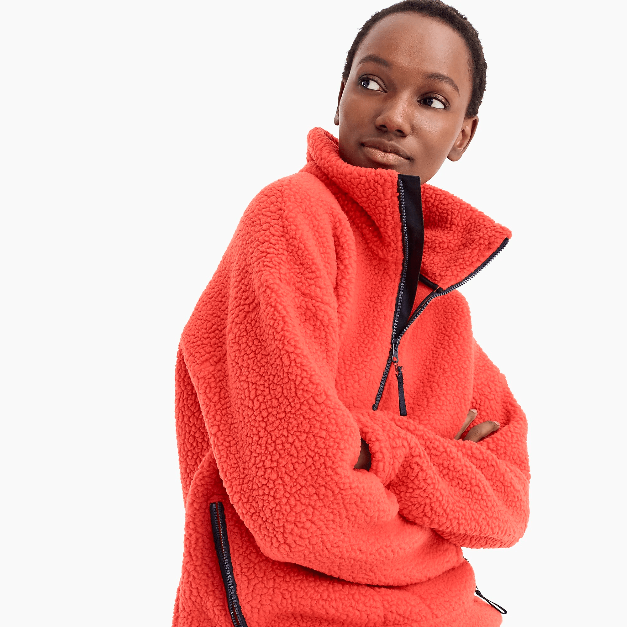J.Crew + Polartec Fleece HalfZip Pullover