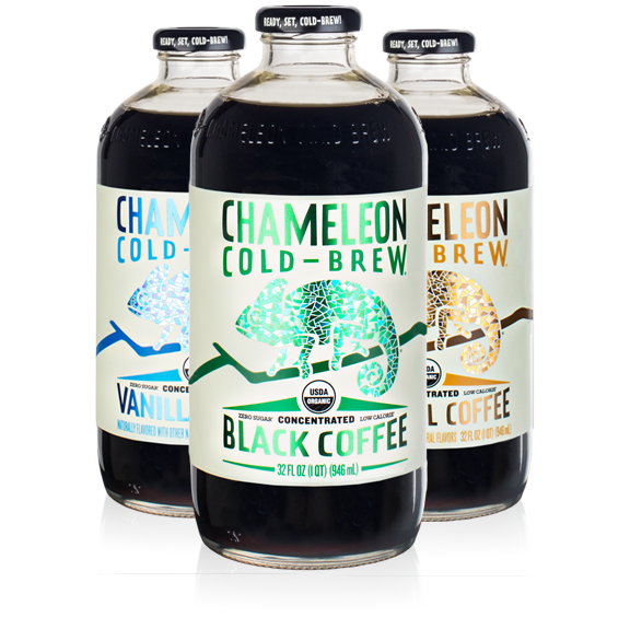Chameleon ColdBrew + Organic Coffee Concentrate Bag in Box, Black, 128 Oz by Chameleon Cold Brew
