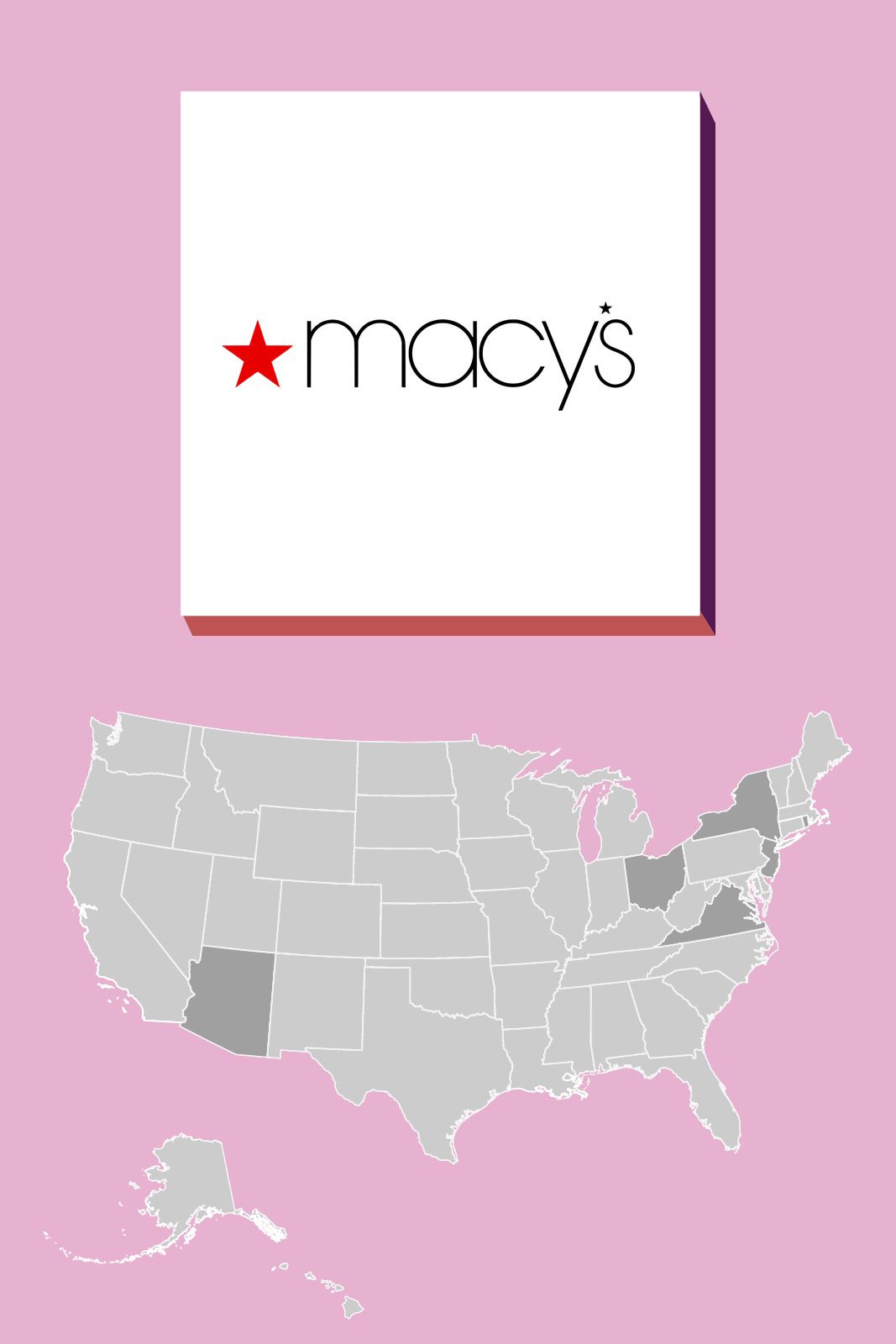 Popular Clothing Stores 2016 Macys, Forever 21