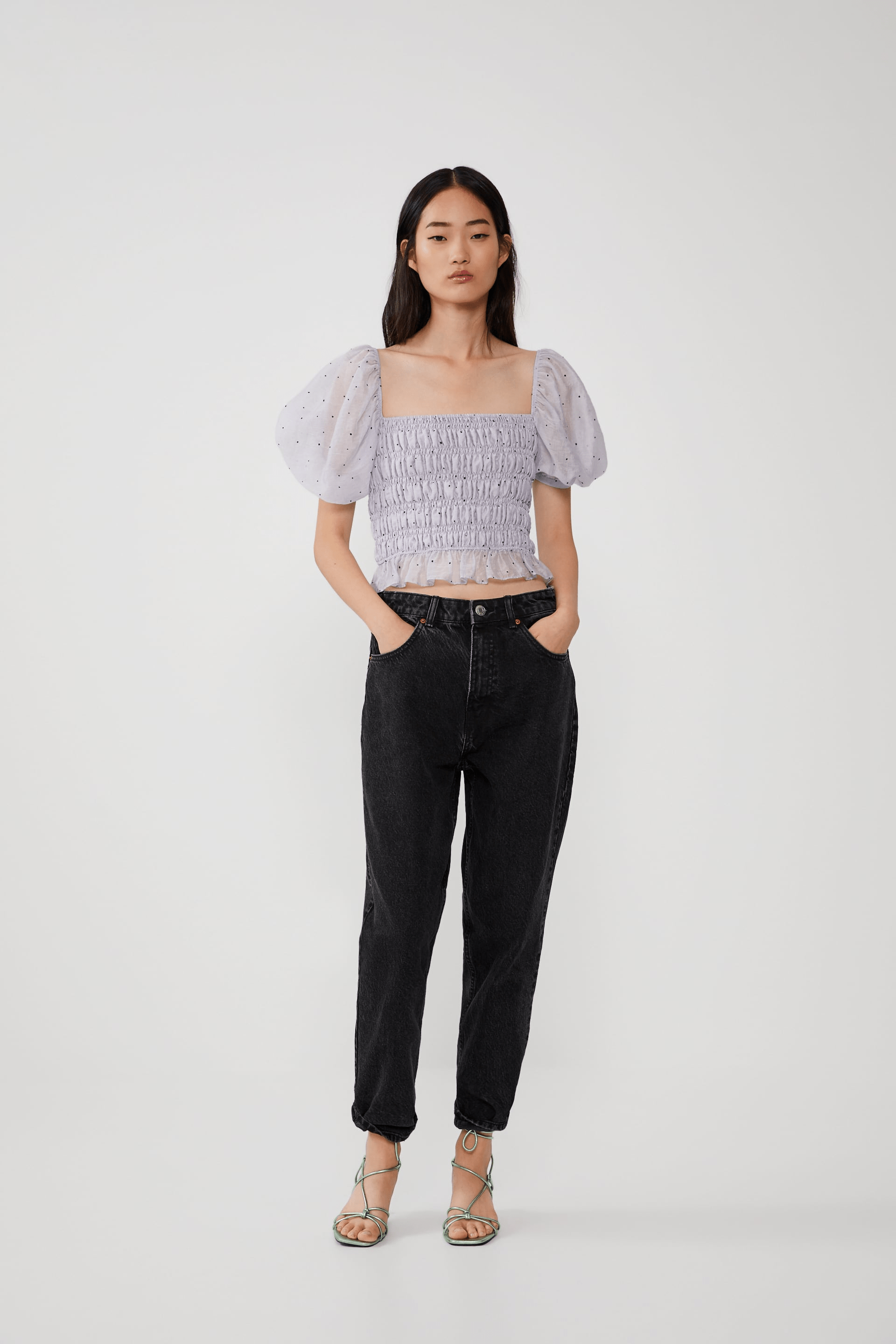 Zara + Voluminous Organza Top