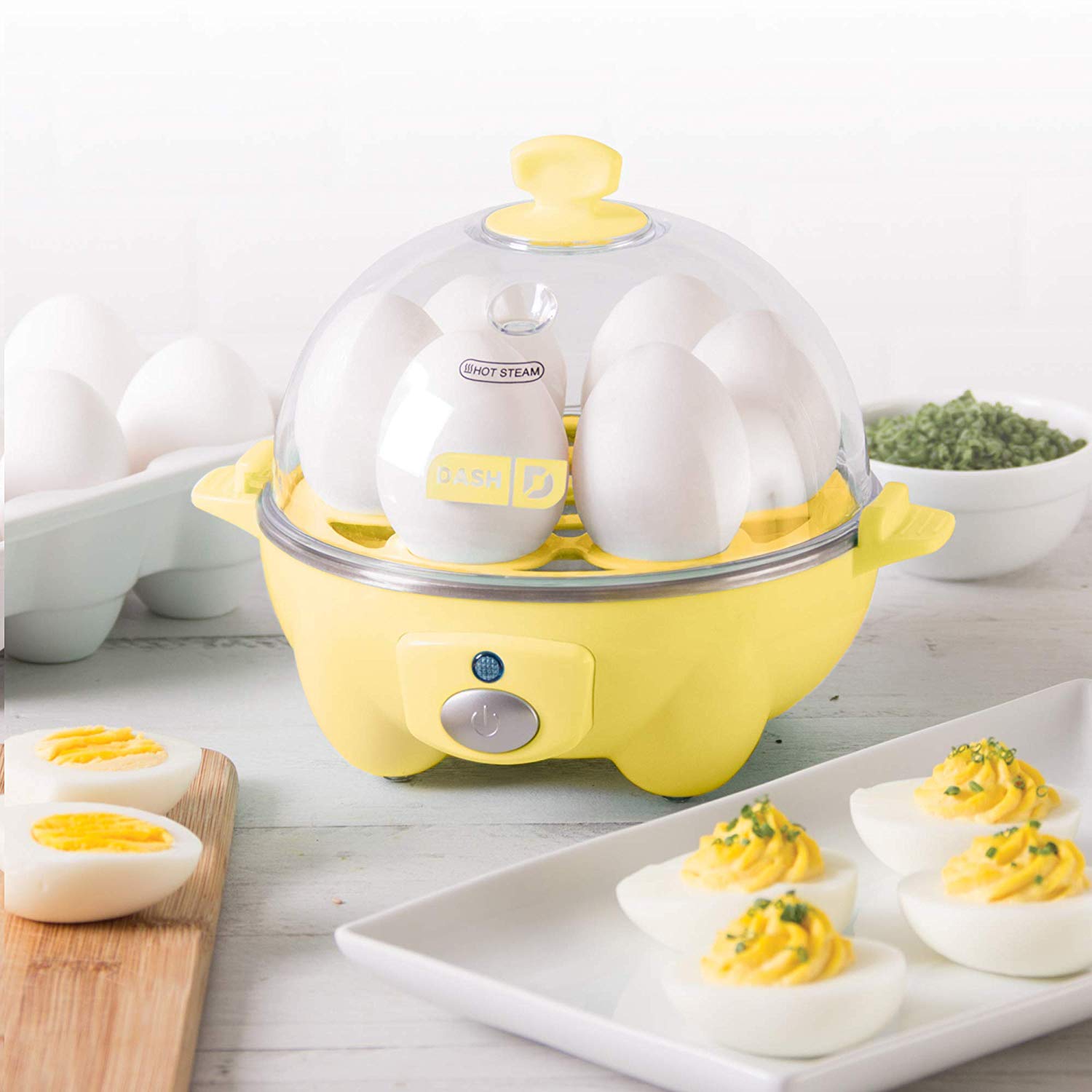 Dash + Dash Rapid Egg Cooker 6 Egg Capacity Electric Egg Cooker