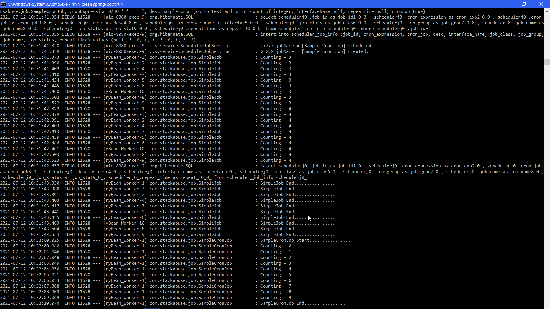 Guide to Quartz with Spring Boot Job Scheduling and Automation