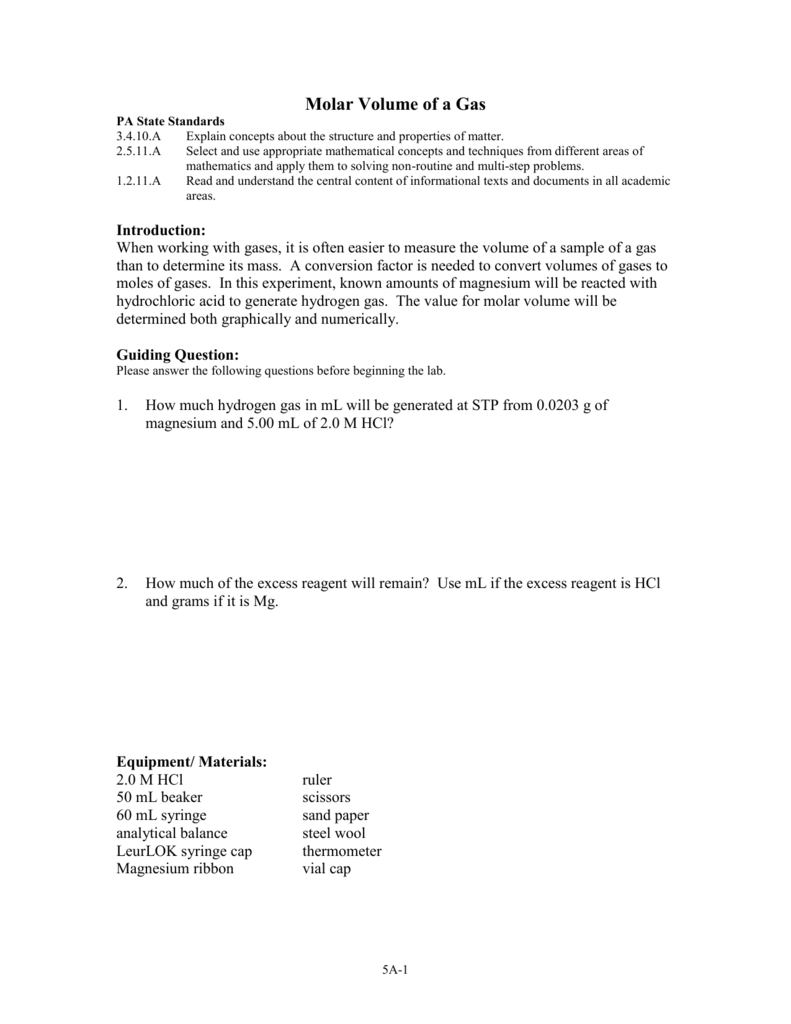 Chemistry 1003: Molarity and Colligative Properties