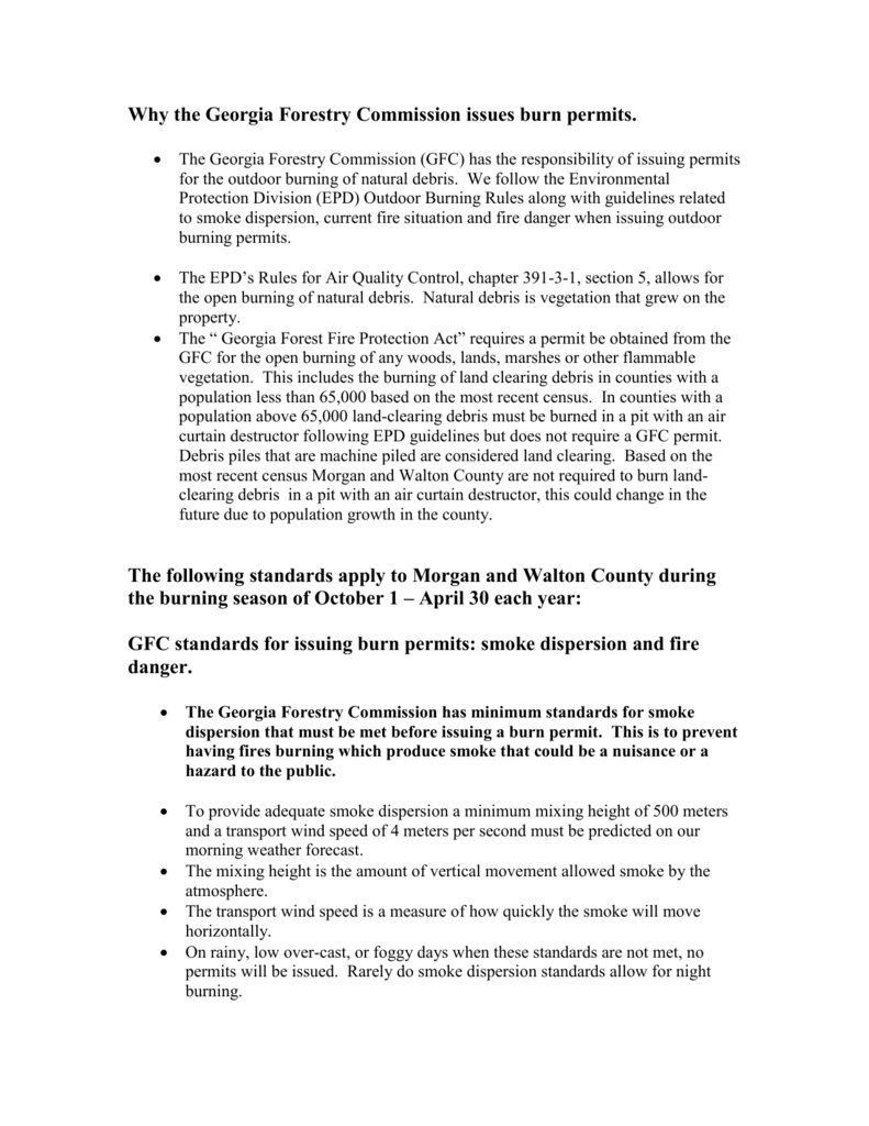 Why the Forestry Commission issues burn permits