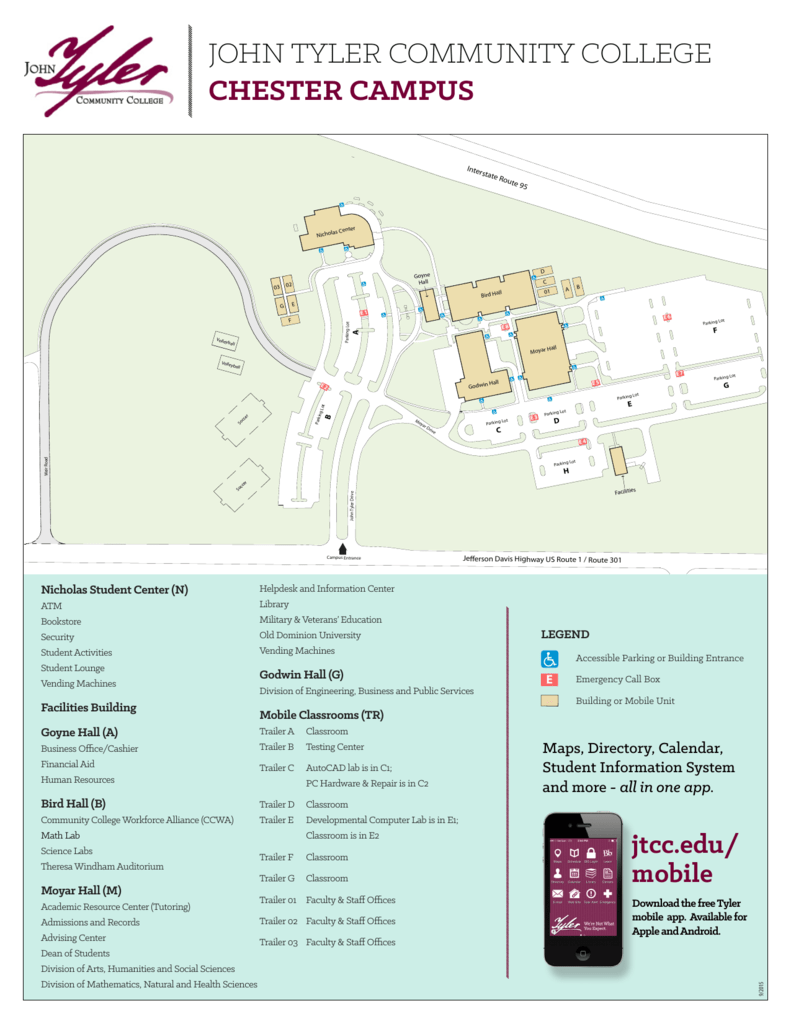 John Tyler Chester Campus Map John Tyler Chester Campus Map Oconto County Plat Map