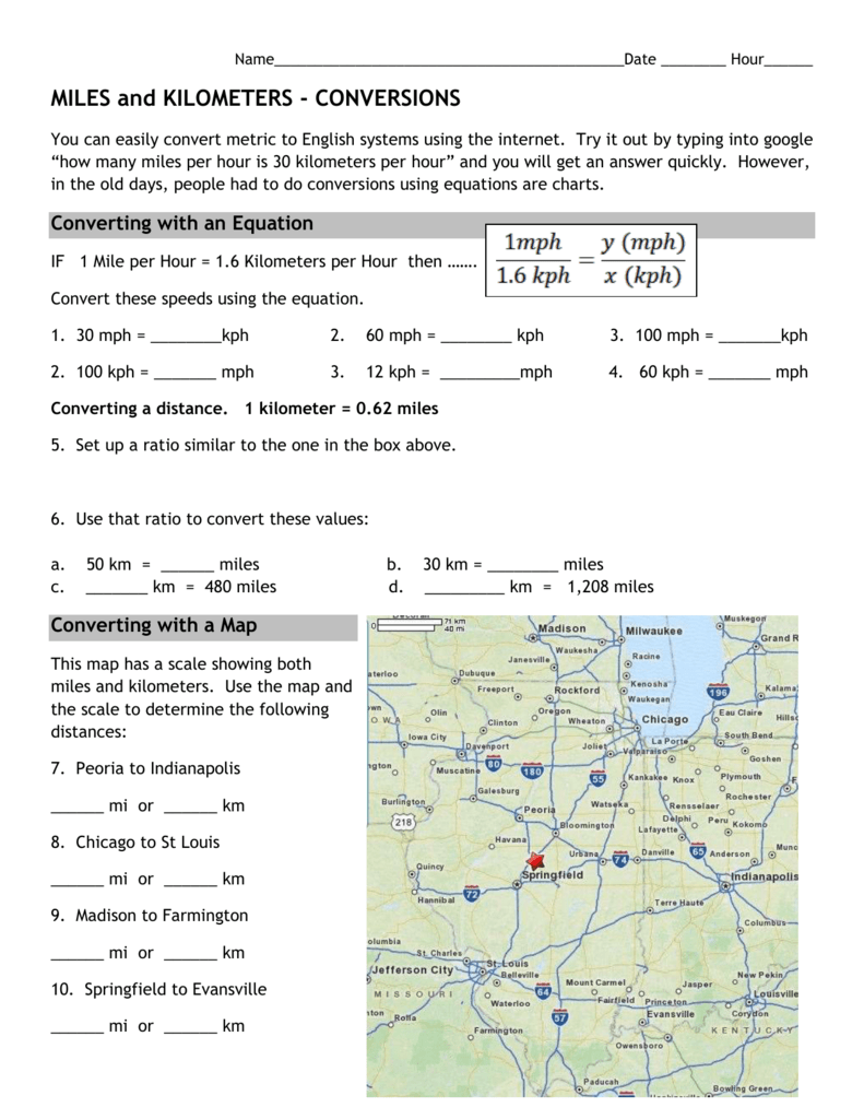 Mph To Kph Conversion Chart: A Visual Reference of Charts | Chart Master