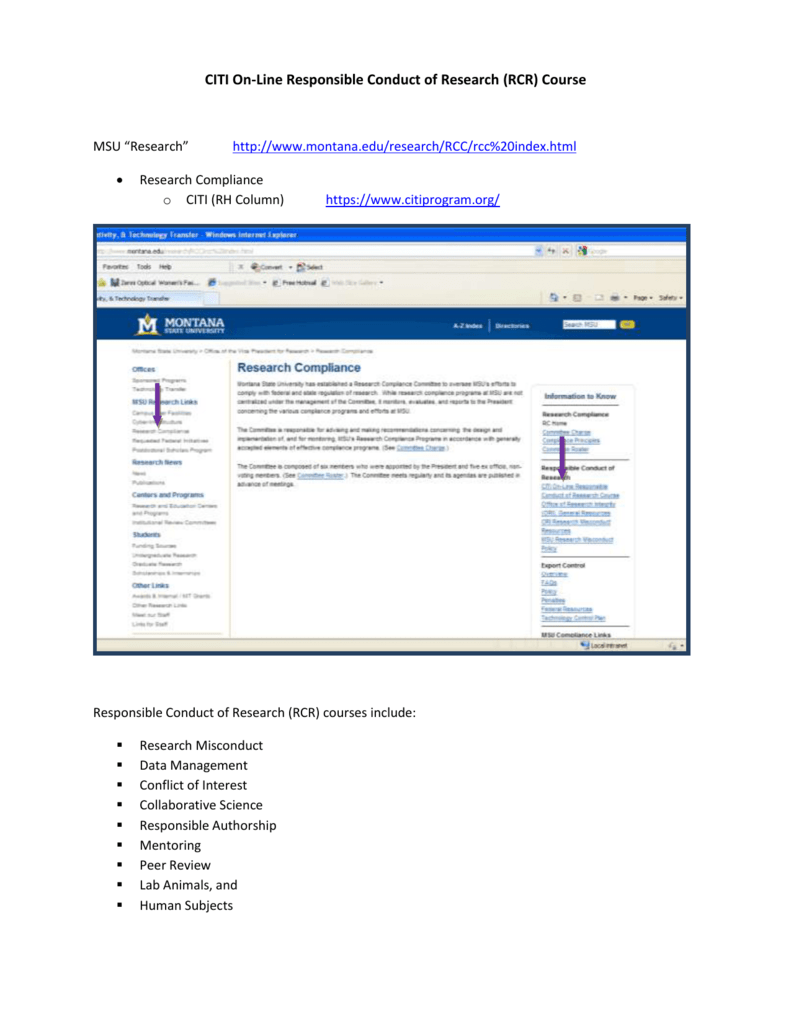 Citi Cheat Sheet