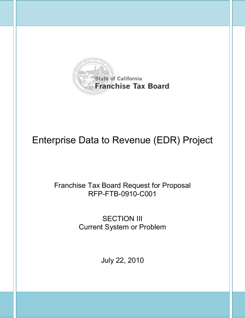 California Franchise Tax Board Vehicle Registration