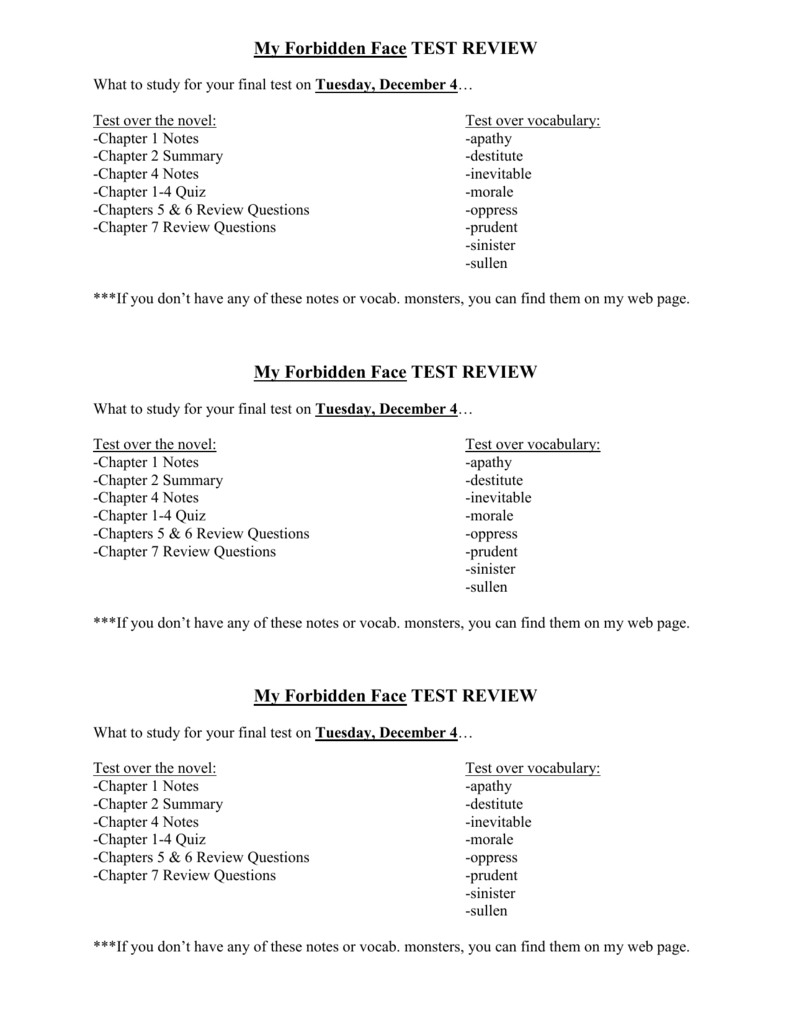 My Forbidden Face Summary lasopaeazy