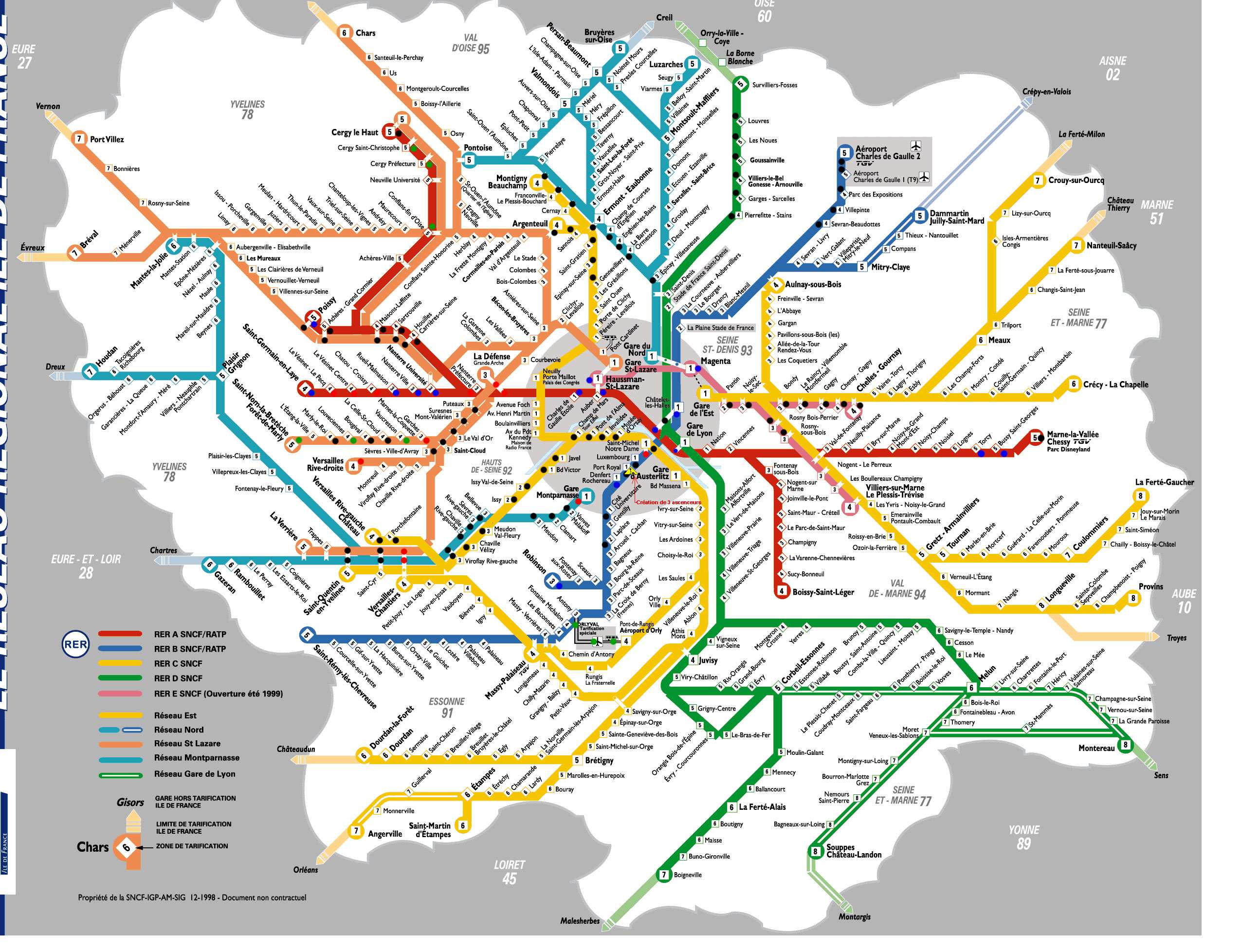 rer • Voyages Cartes