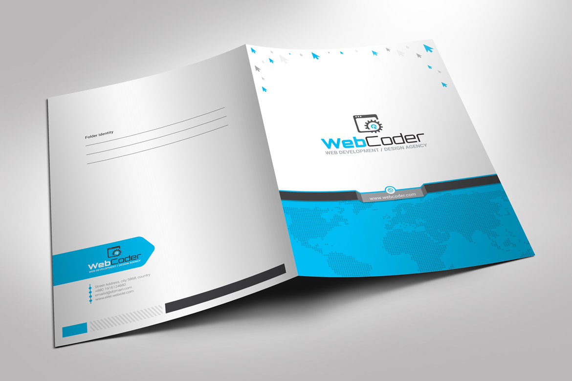 Presentation Folder File Holder Corporate Identity