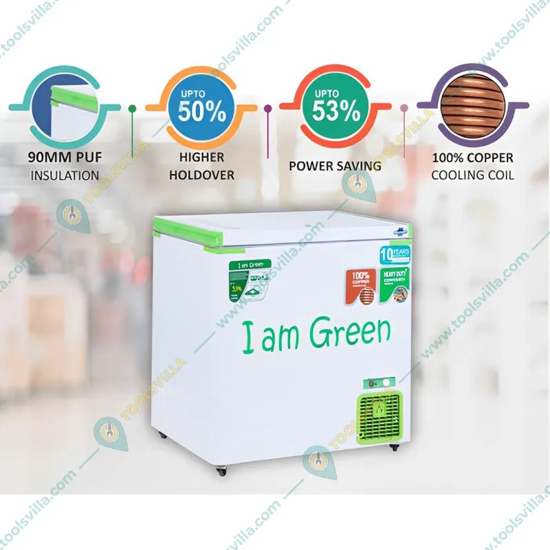 Heavy Duty 209 Liter Single Door Convertible Deep Freezer with 5 Years