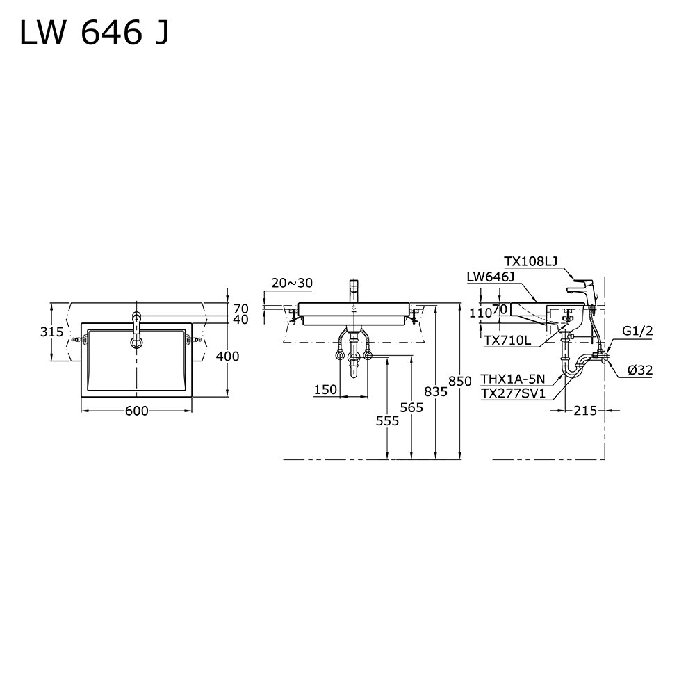 LW646J TOTO Indonesia
