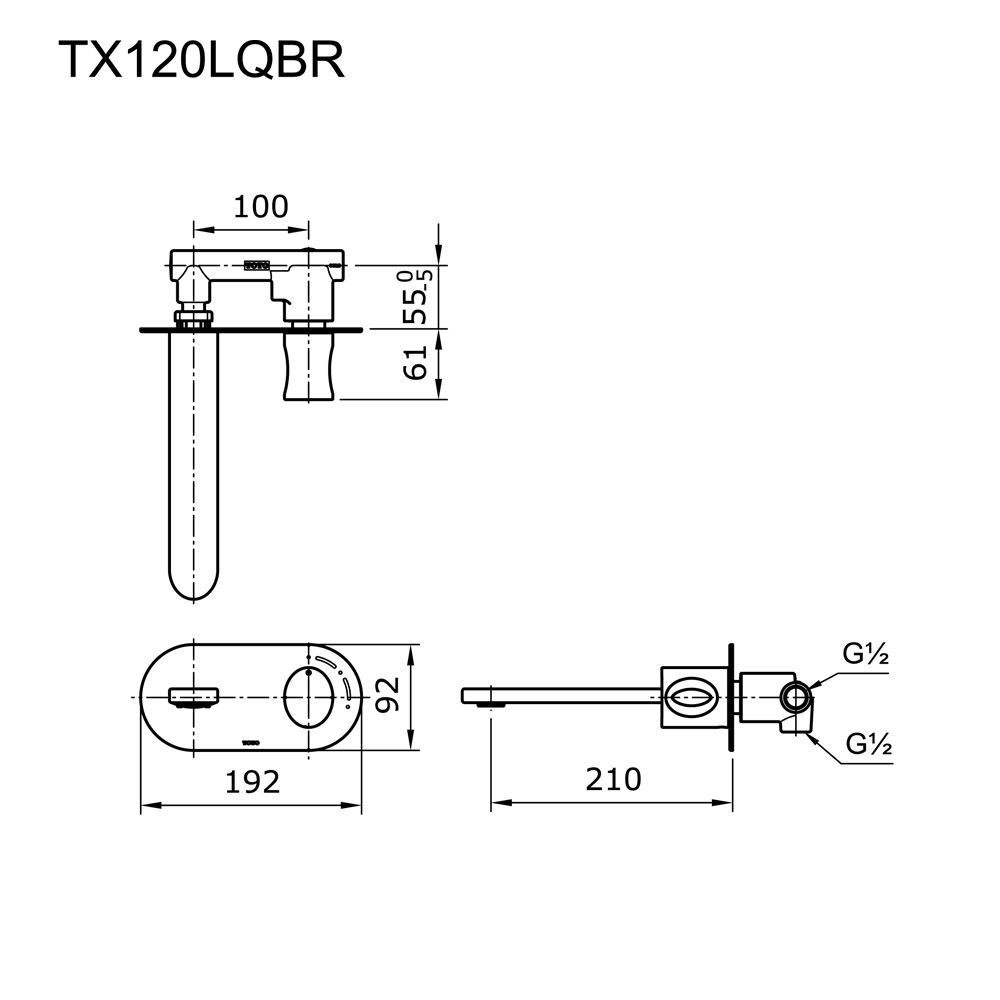 TX120LQBR Lavatory Faucet TOTO Indonesia