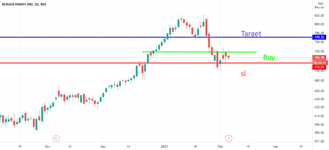 Berger Paints stock analysis for NSEBERGEPAINT by suddeepu