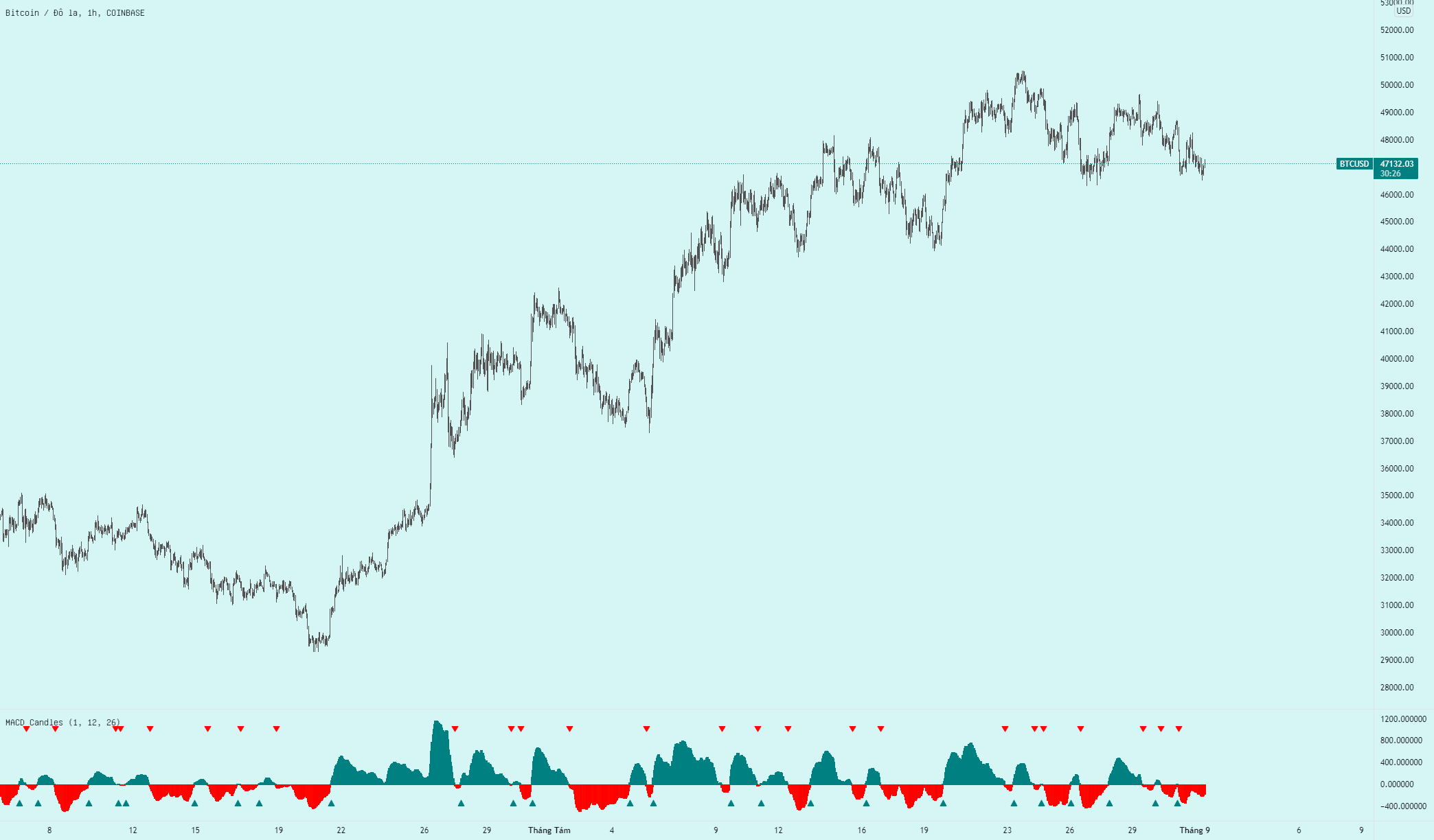 Keylevel quan trọng hơn mô hình Candlestick Pattern cho COINBASEBTCUSD