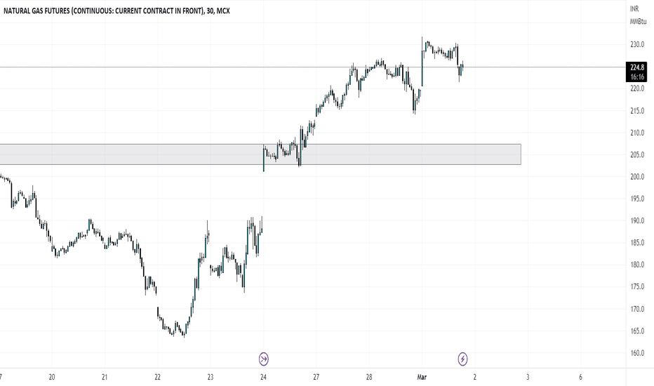NATURAL GAS FUTURES Trade Ideas — MCXNATURALGAS1! — TradingView